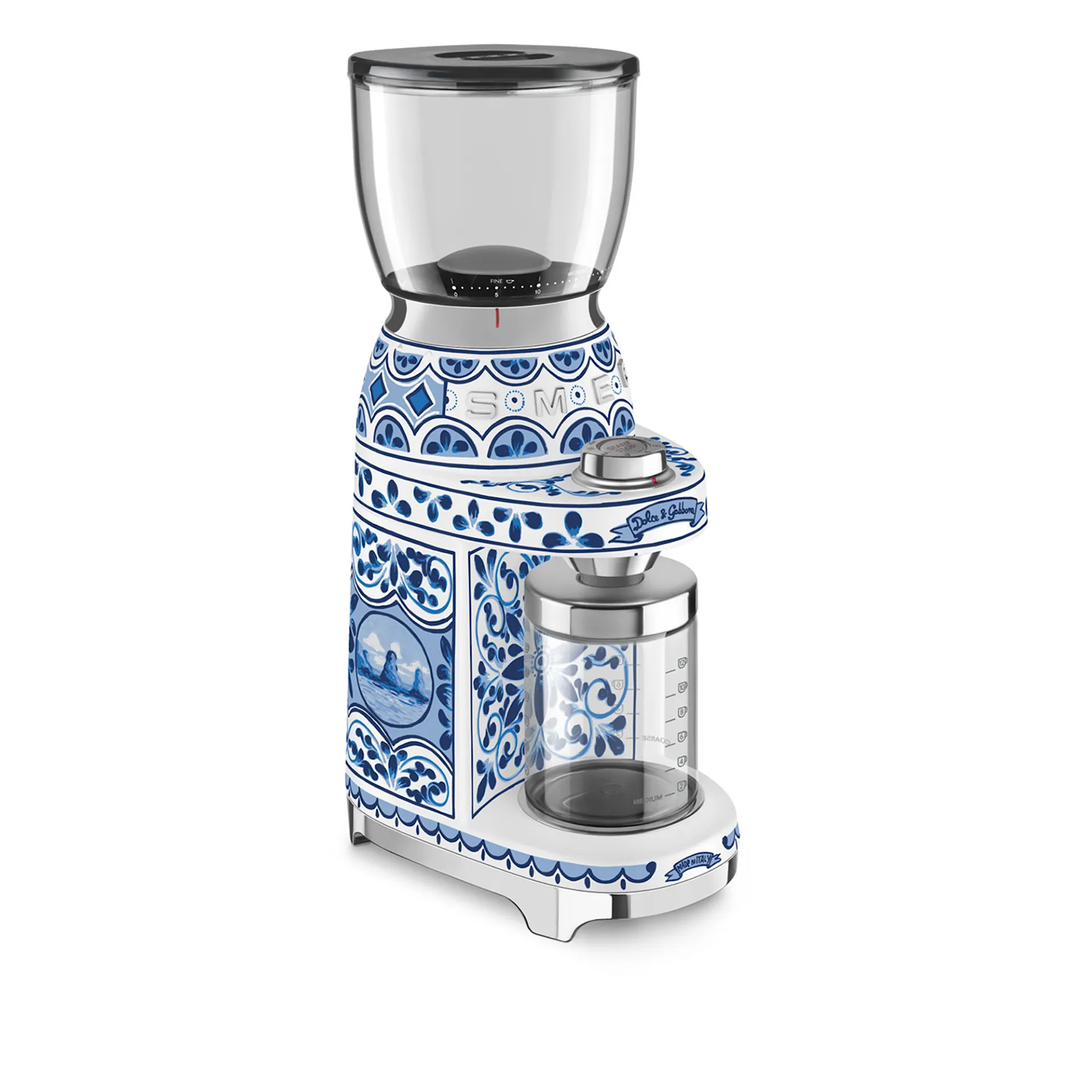 Smeg Coffee Grinder Dolce&Gabbana Blue - Smeg - NO GA