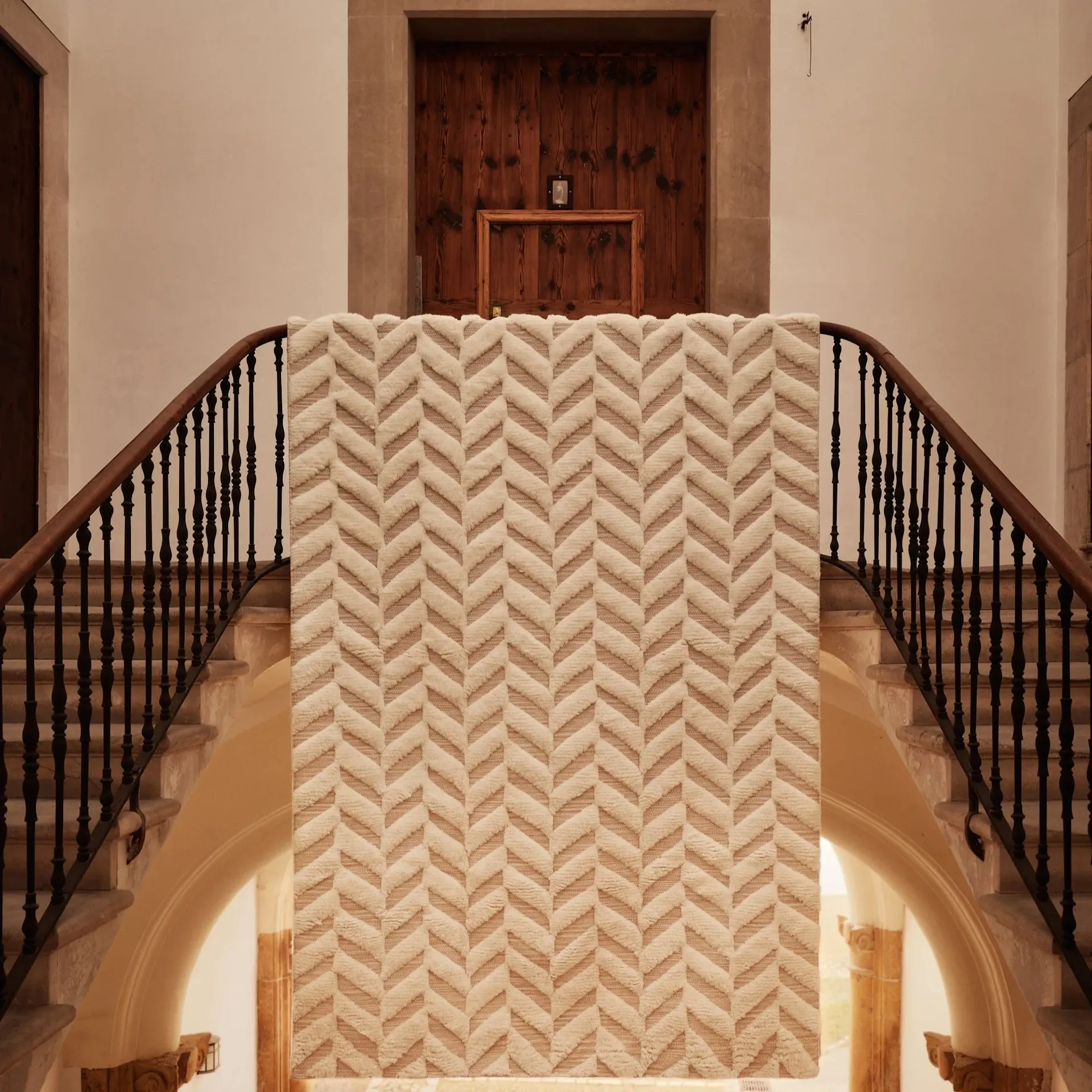 Herringbone White Rug - Dusty Deco - Edin & Lina Kjellvertz - NO GA