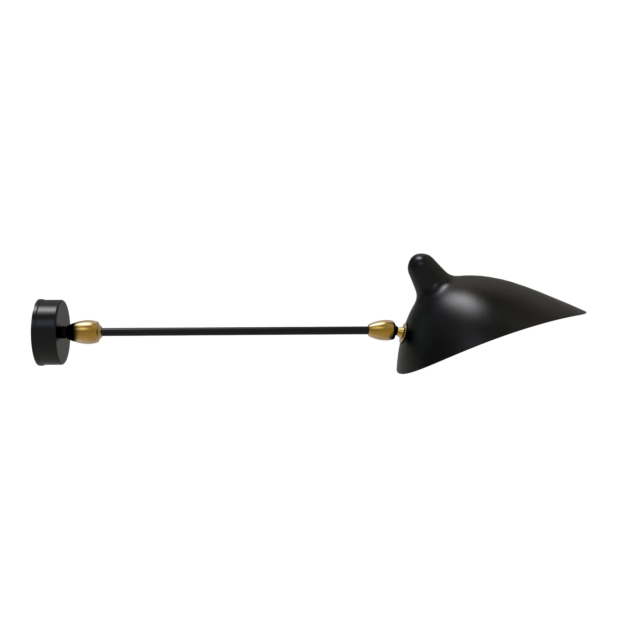 One Double Swivel Straight Arm läslampa - 1