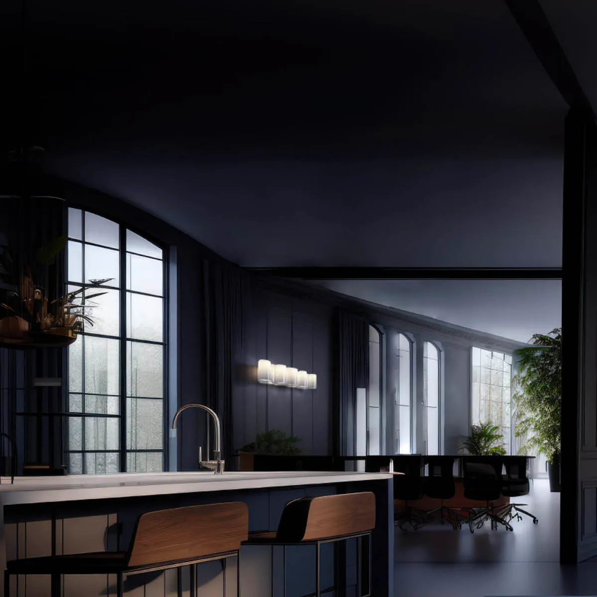 Honey 72 Phase-Cut vägglampa - 3