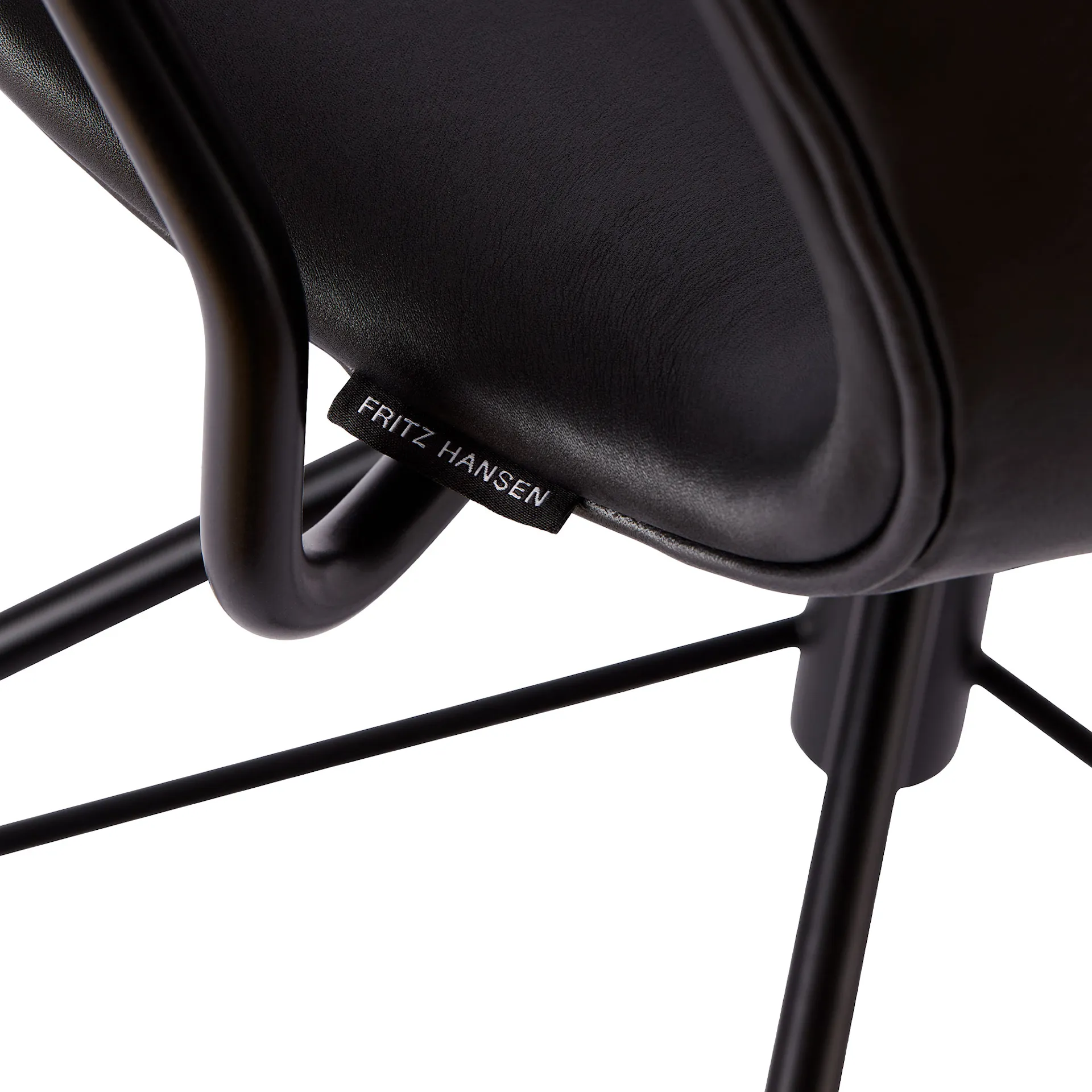 3217 Sjuan Helklädd Black Special Edition - Fritz Hansen - Arne Jacobsen - NO GA