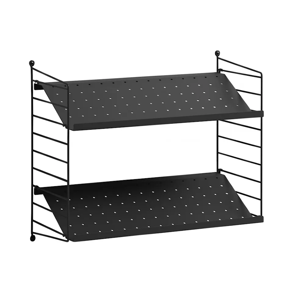 Hall hyllsystem F 60cm svart/svart