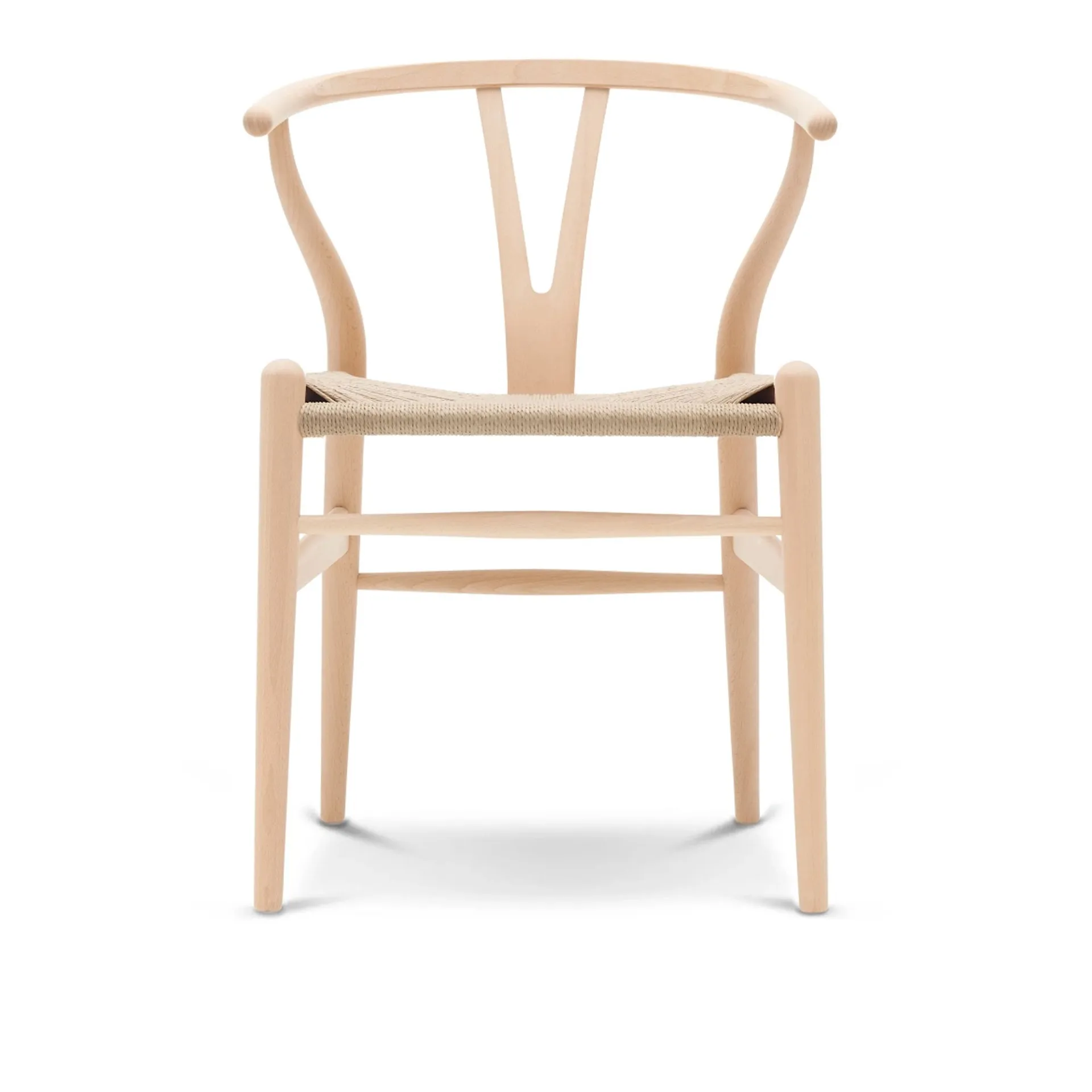 CH24 Y-stolen - Bok/Naturflätat papperssnöre - Carl Hansen - Hans J. Wegner - NO GA