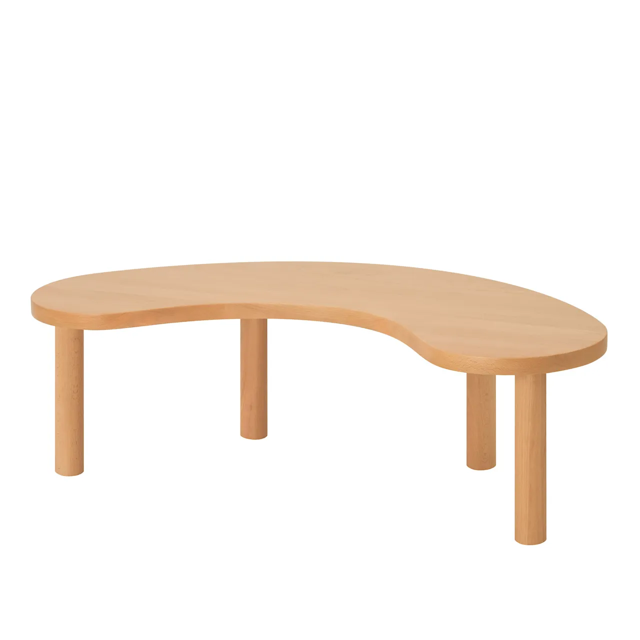 Worm Coffee Table Large Beech/Brown