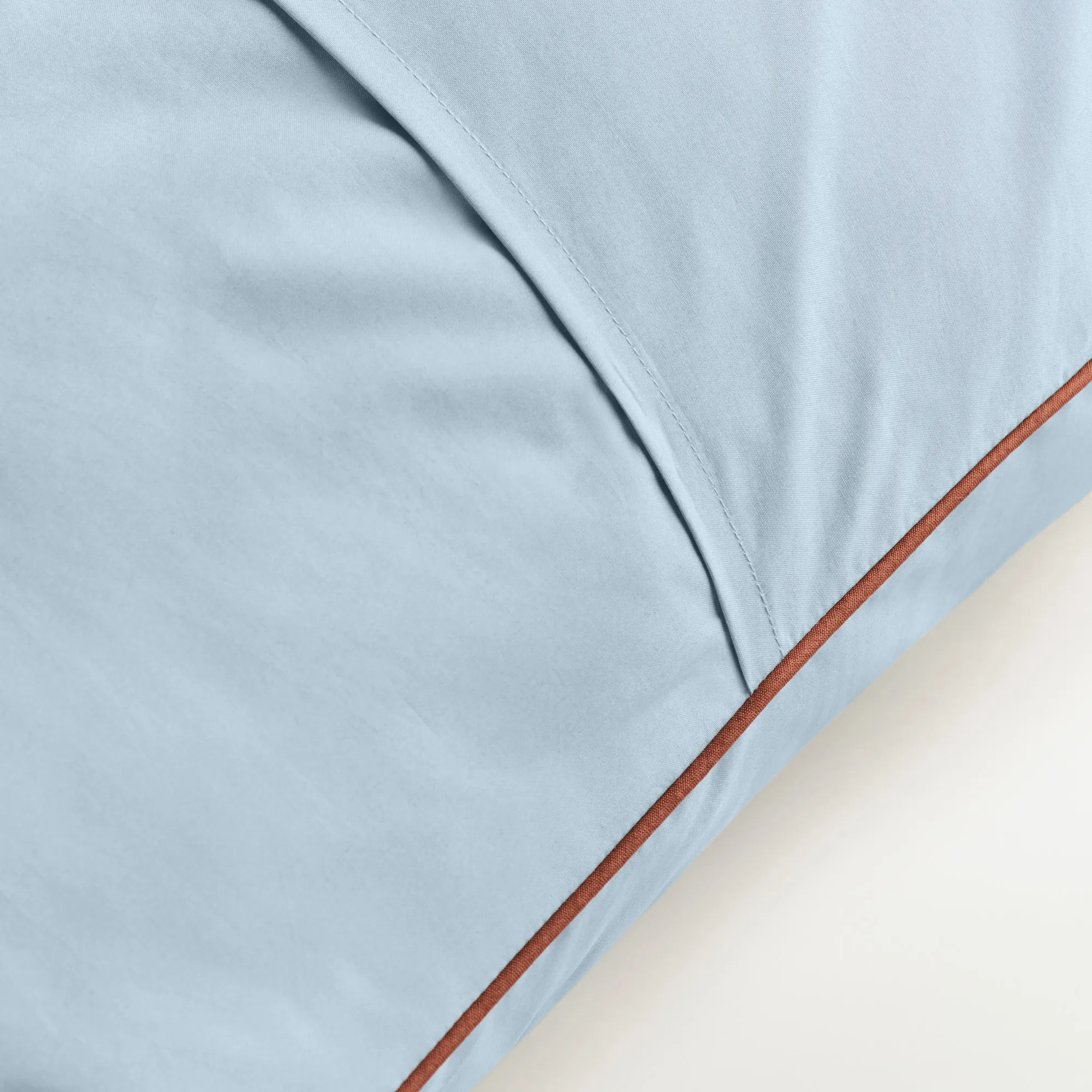 Percale Shirt Blue/Red bäddset - 6
