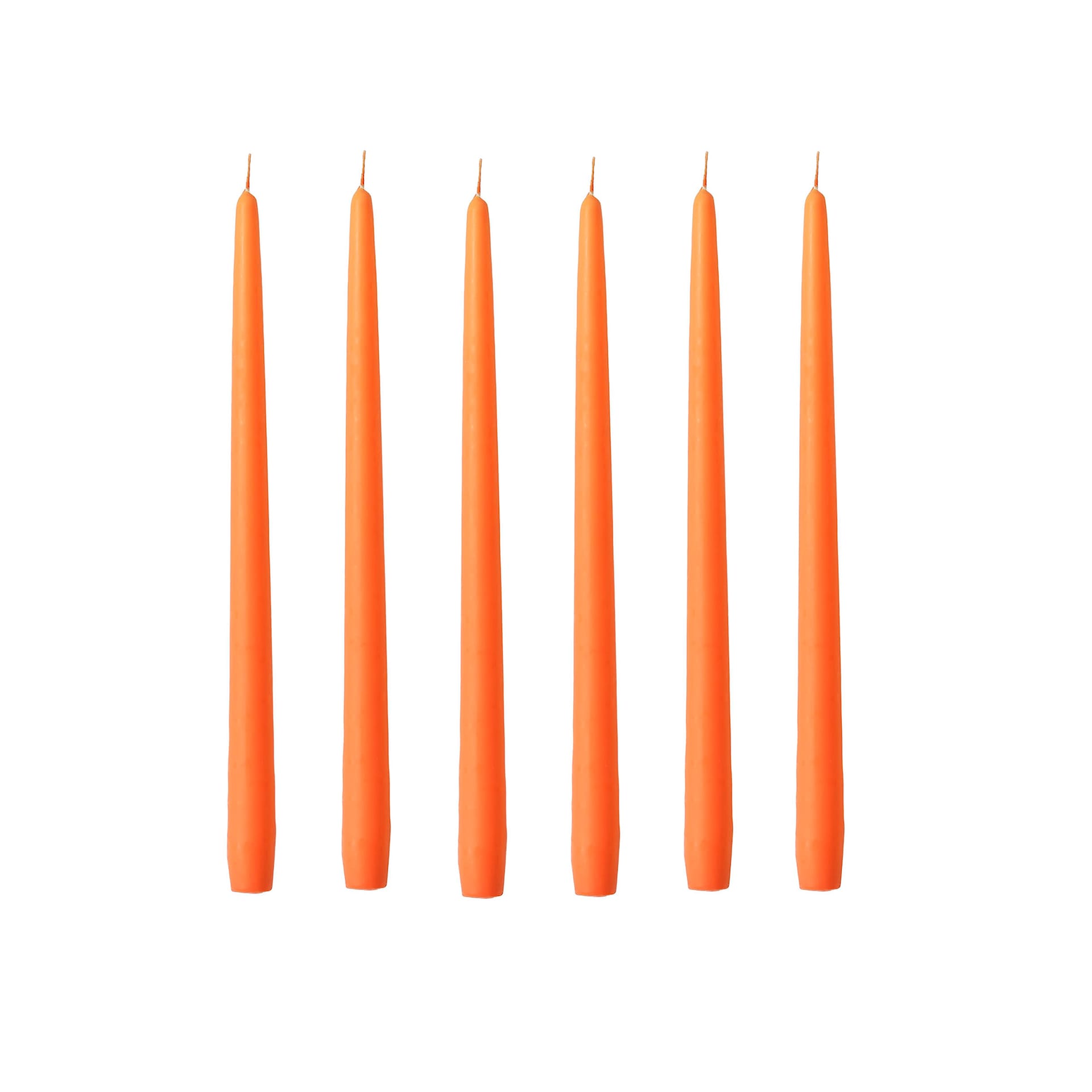 Nordiska Galleriet Candles Pack of 6 - Orange - Nordiska Galleriet - NO GA