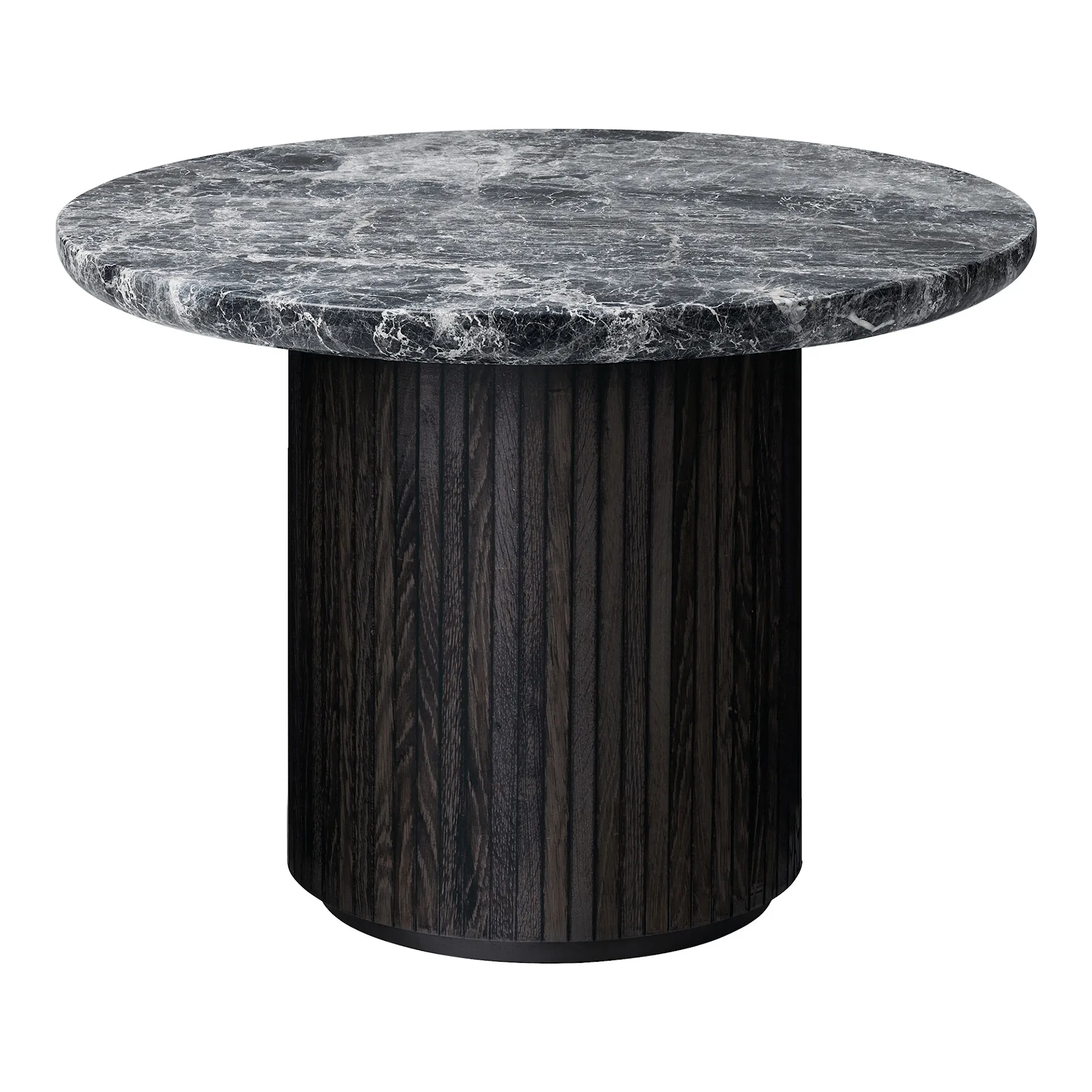 Moon Coffee Table Round Grey Emperador - Gubi - NO GA