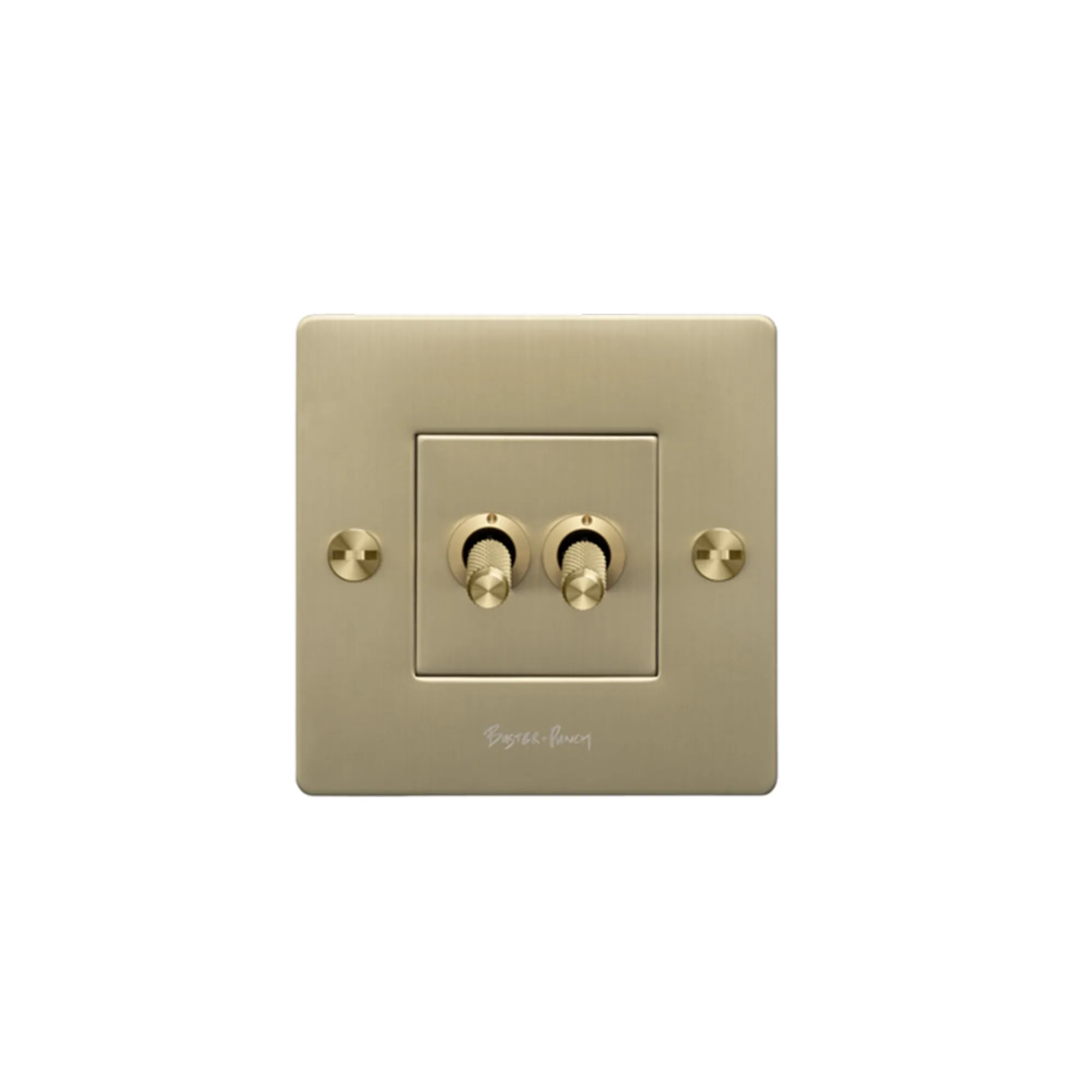 EU 1G Double Toggle Switch With Logo - 1