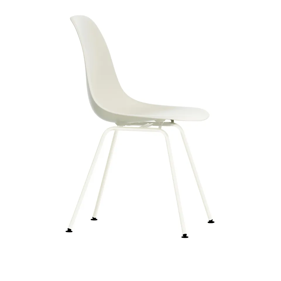 Eames Plastic Chair DSX - 11 Pebble - White Base