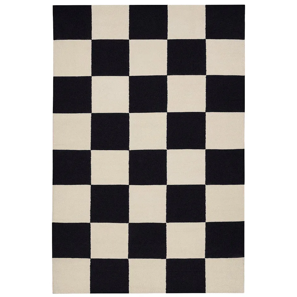 Square Black/Cream ullmatta