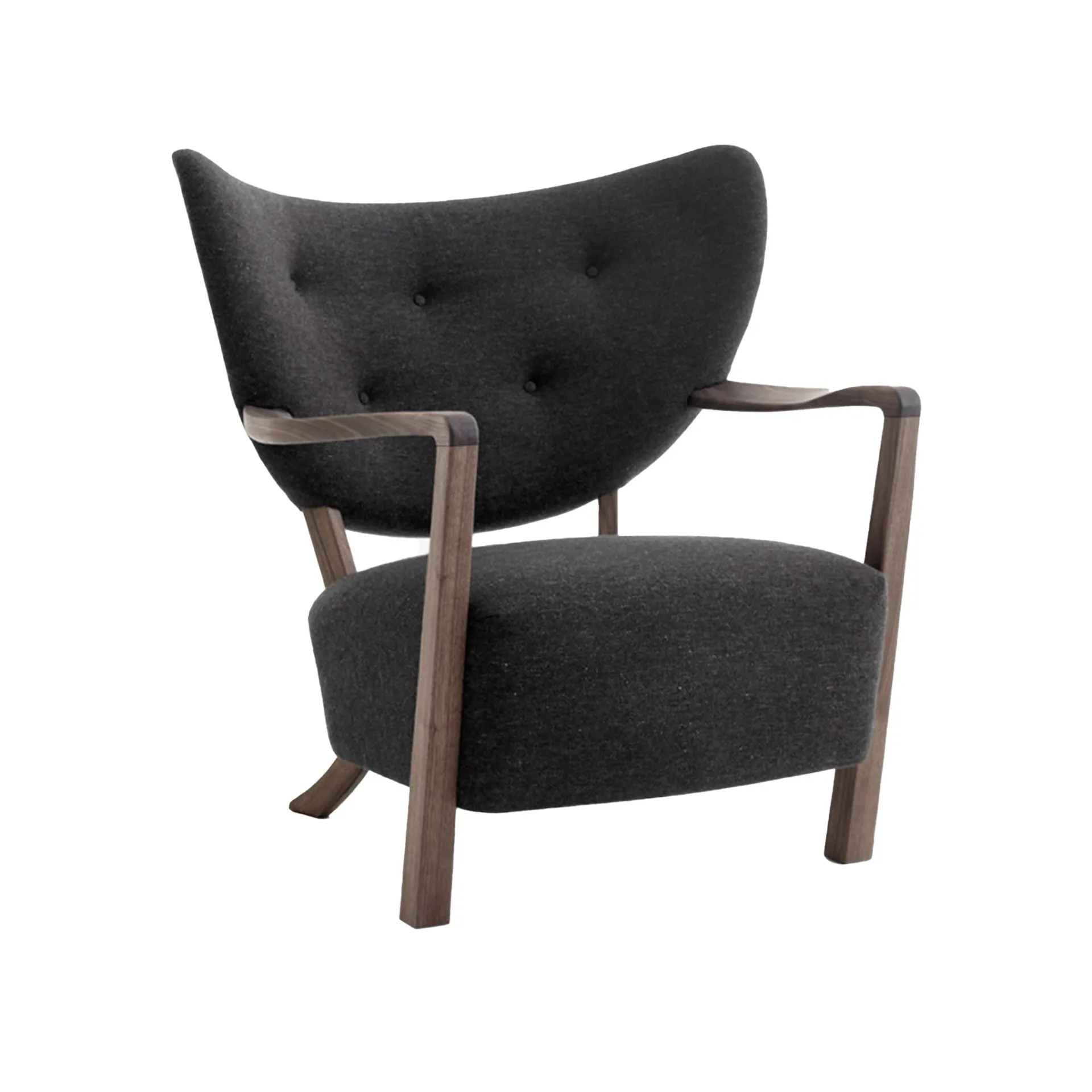 Wulff Lounge Chair ATD2 Walnut - &Tradition - NO GA