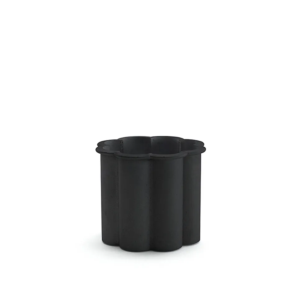 Gråsippa Svart Växtkärl