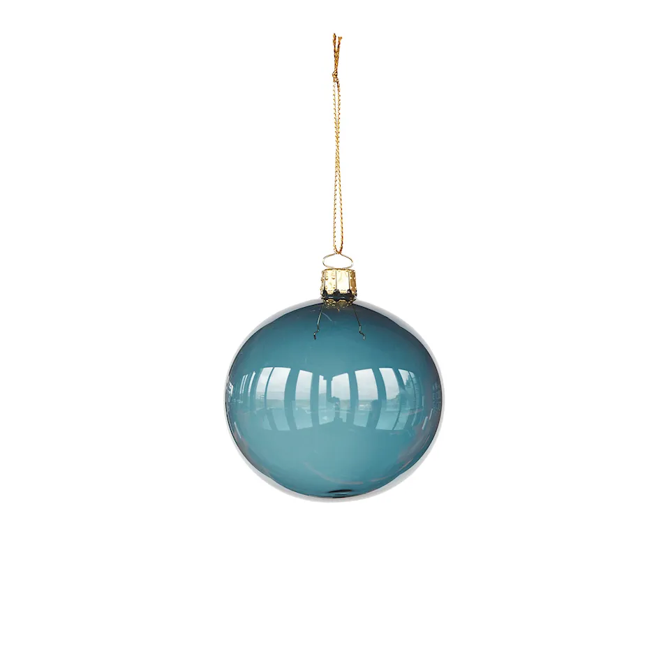 Christmas Bauble Steel Blue