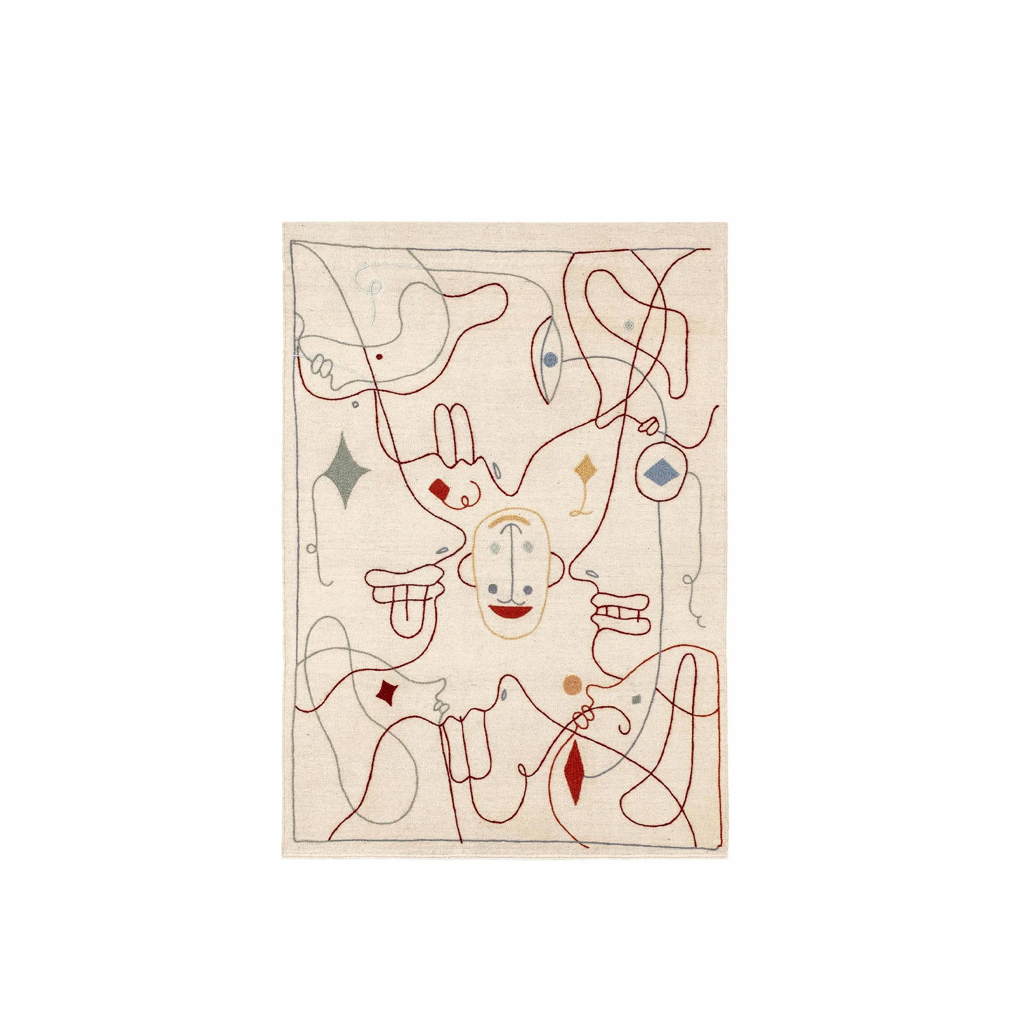 Silhouette Kilim Rug - 1