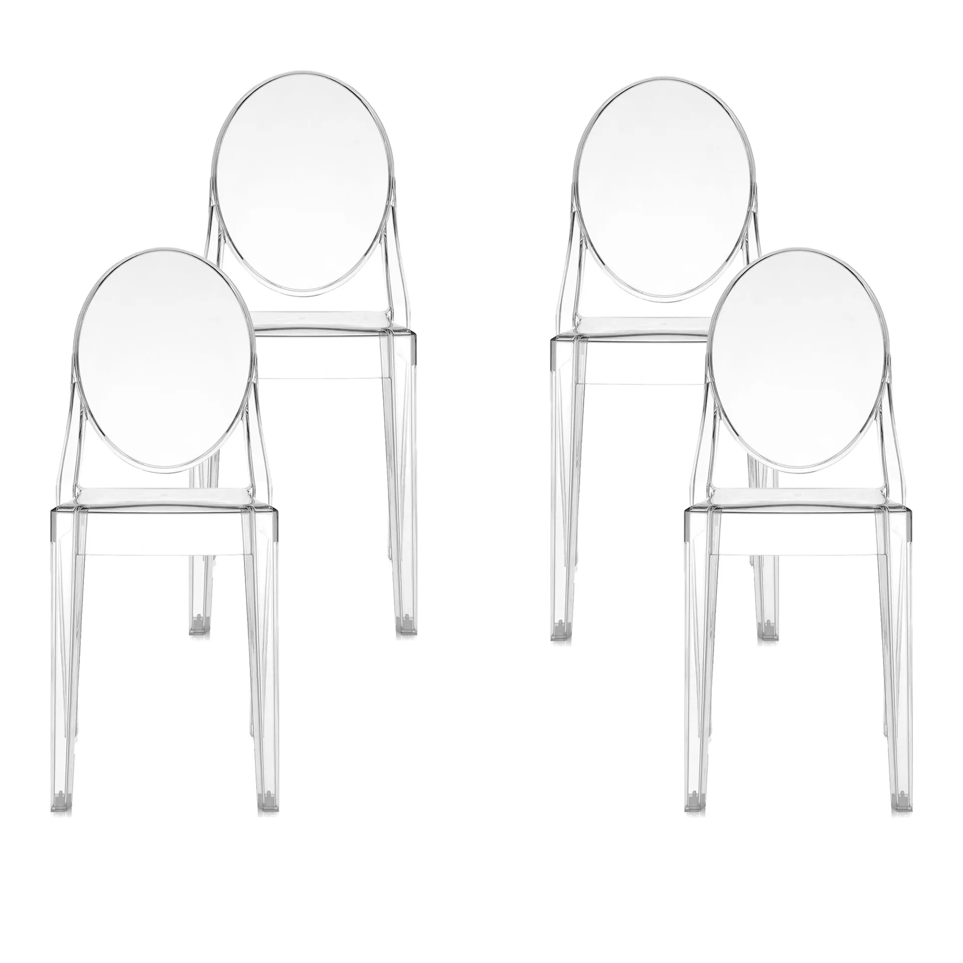 Victoria Ghost Chair 4-pack - Kartell - Philippe Starck - NO GA