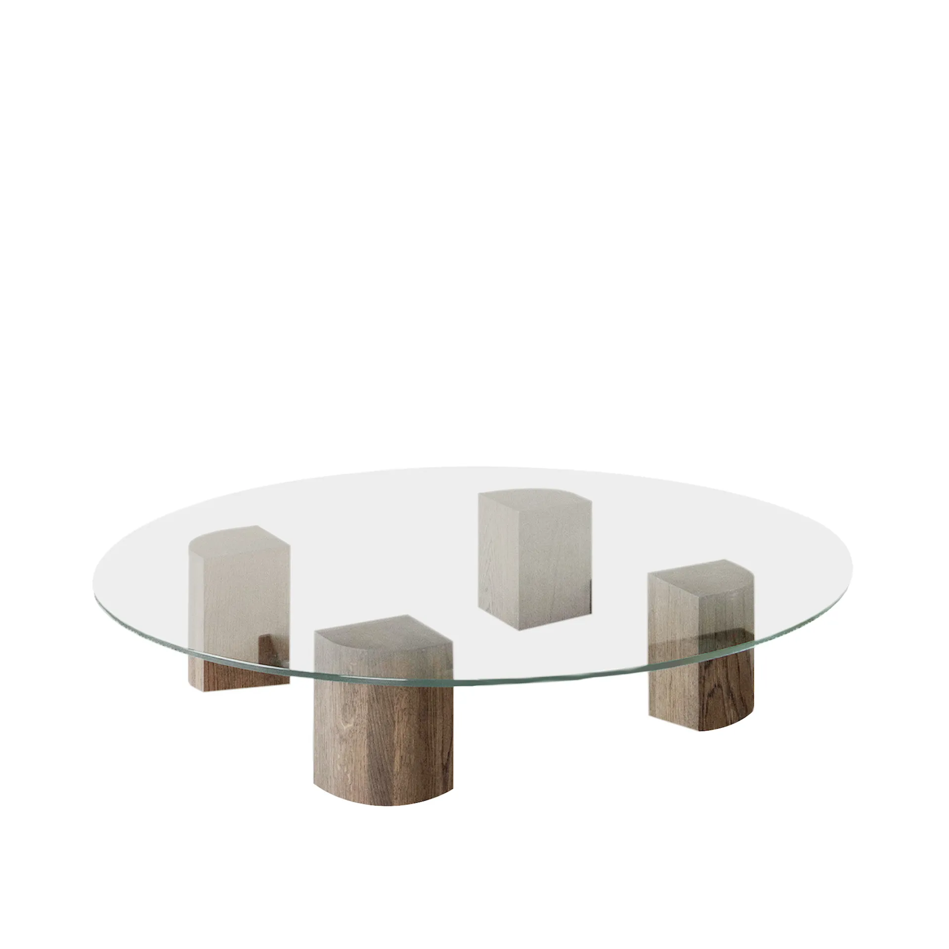 Quarter Lounge Table Round Low 120 cm - Friends & Founders - NO GA