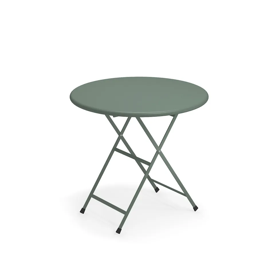 Arc en Ciel Folding Round Table, Dark Green