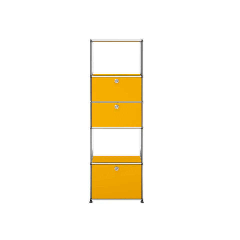 USM Haller 80 Shelving, Golden Yellow