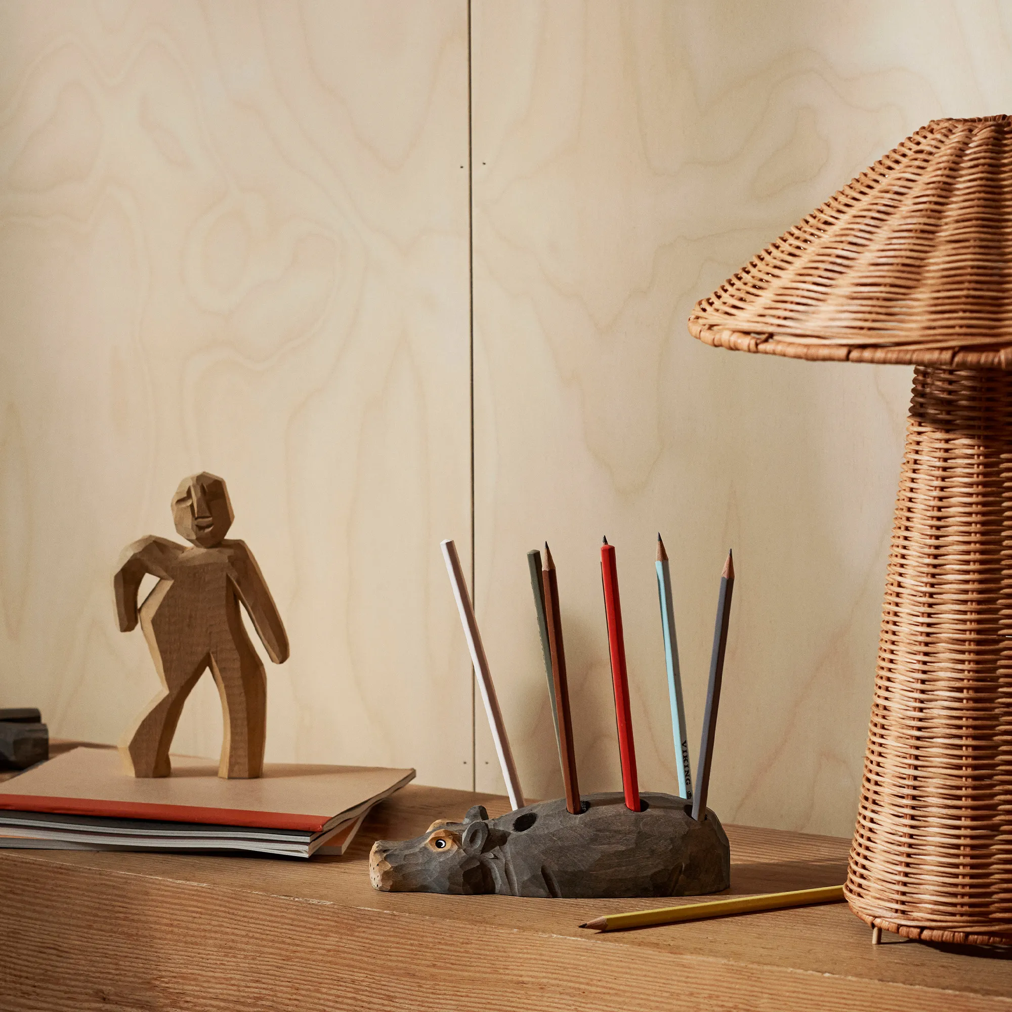 Dou bordslampa