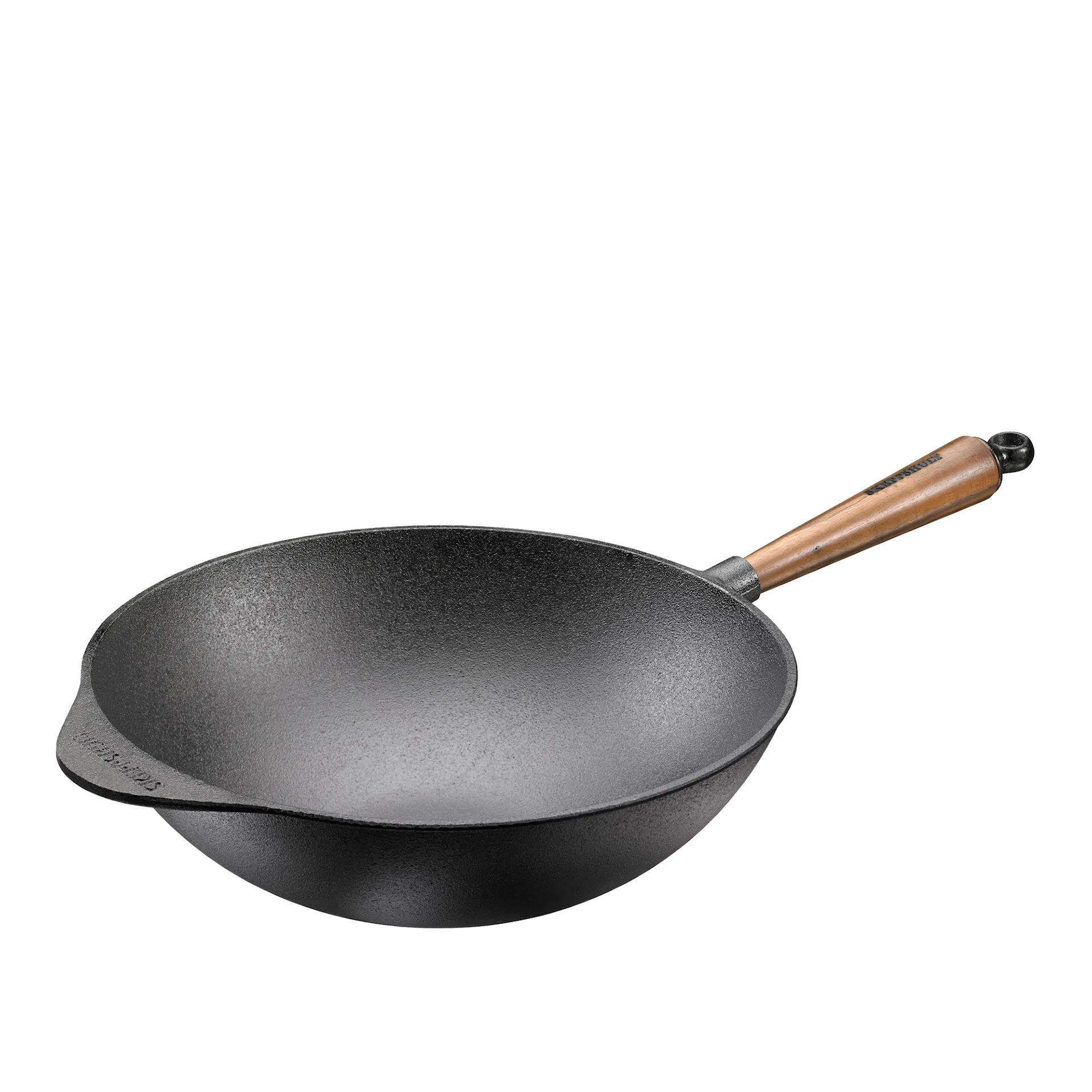 Wok 32 cm 4,5 L med Valnötshandtag - Skeppshult - NO GA