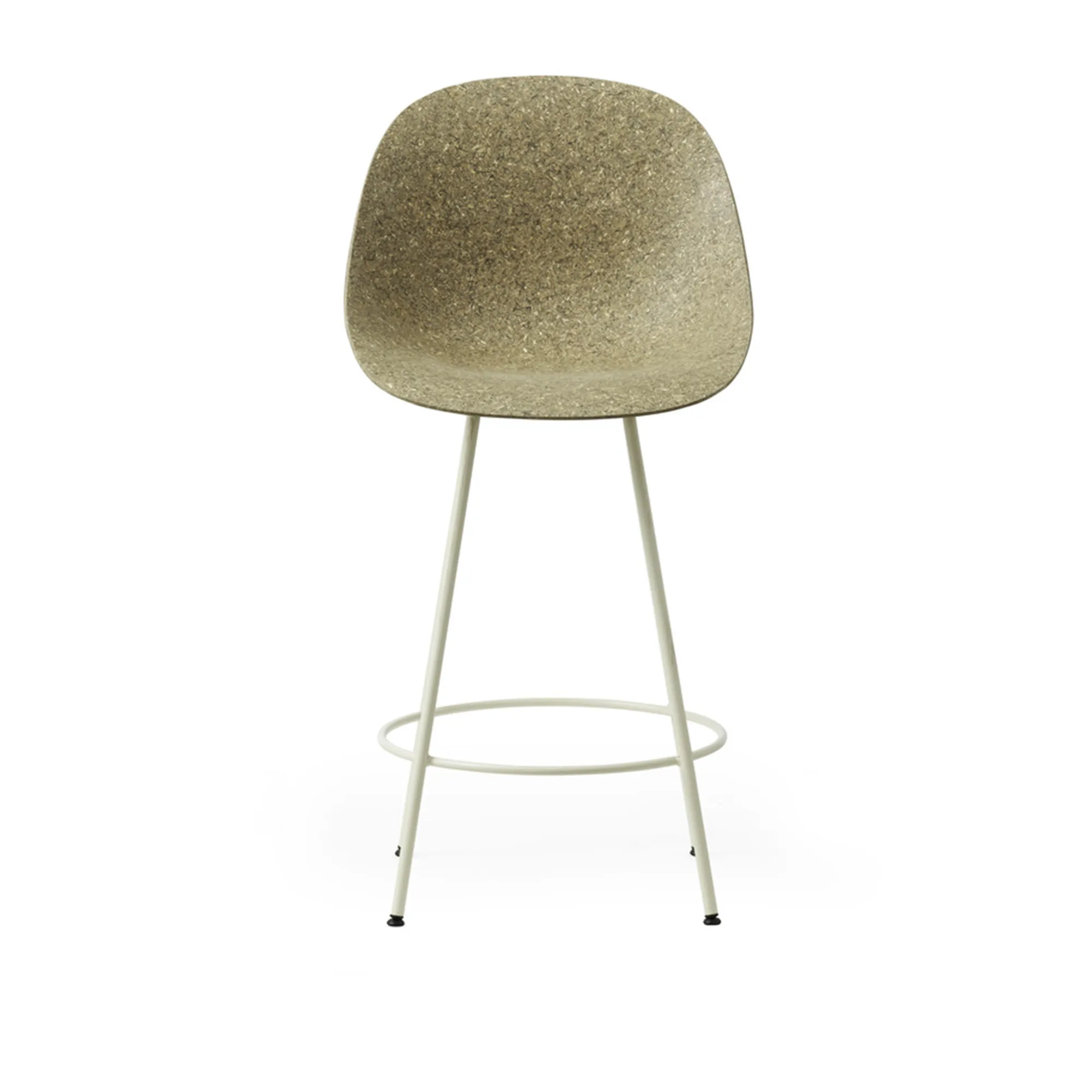 Mat Bar Chair 65 cm Cream Steel - 1