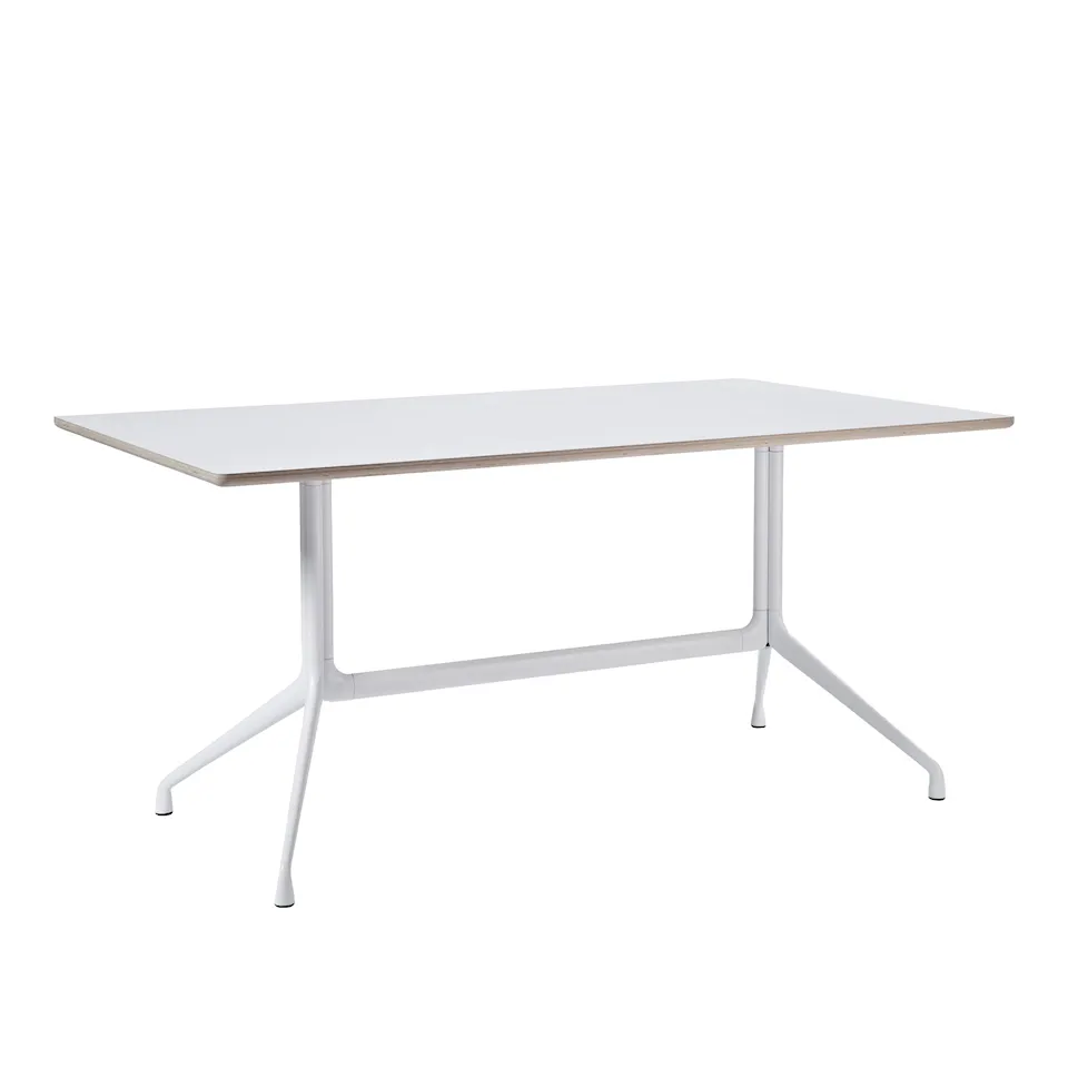 About a Table AAT10 - White Base - White Laminate - 180x105x73 cm