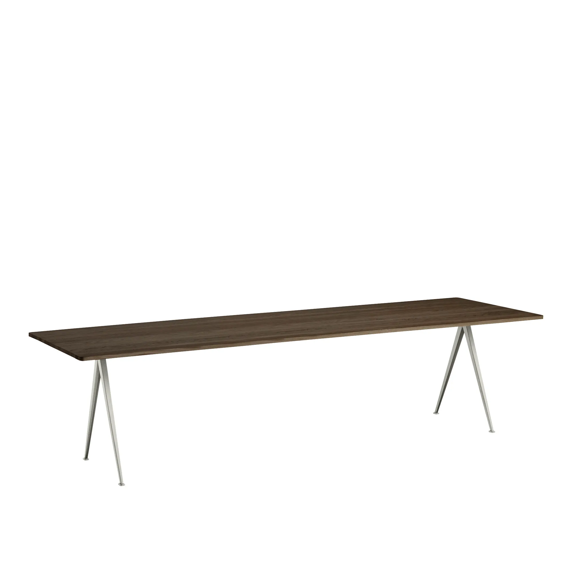 Pyramid 02 table 85x300 cm beige powder coated steel - 1