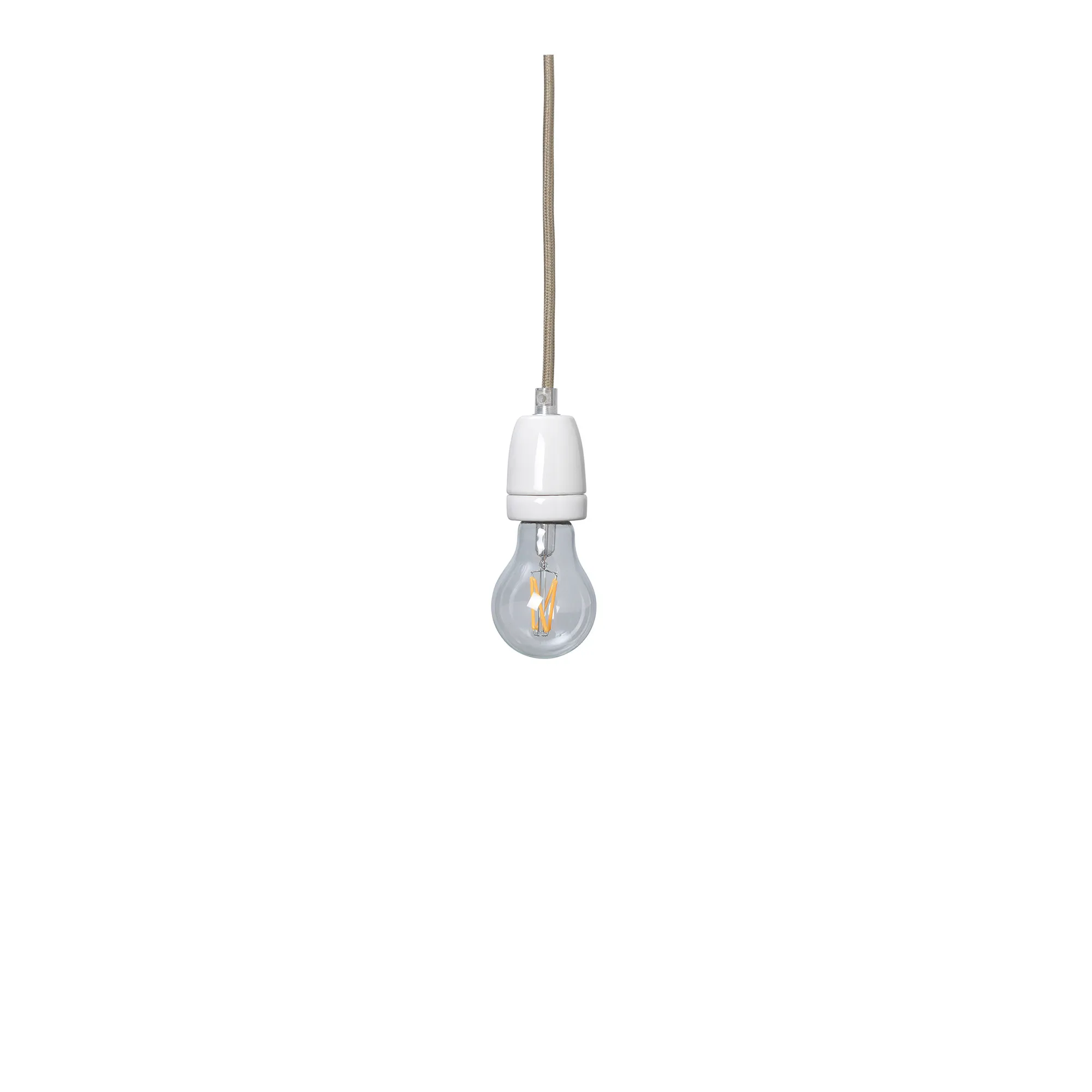 Ferm Living Ceramic Socket tygkabeluppsättning pendellampa