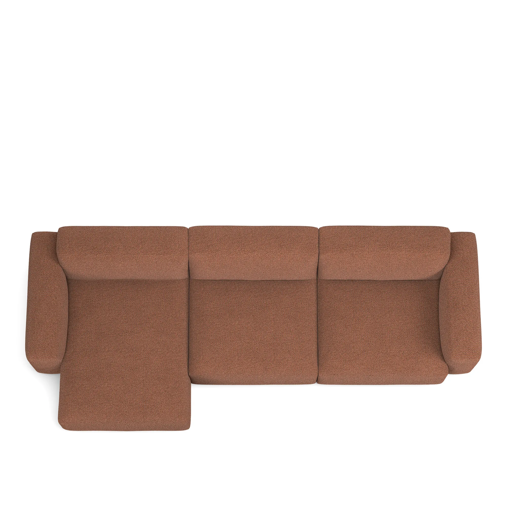 Brick 3-sitssoffa schäslong vänster - 8