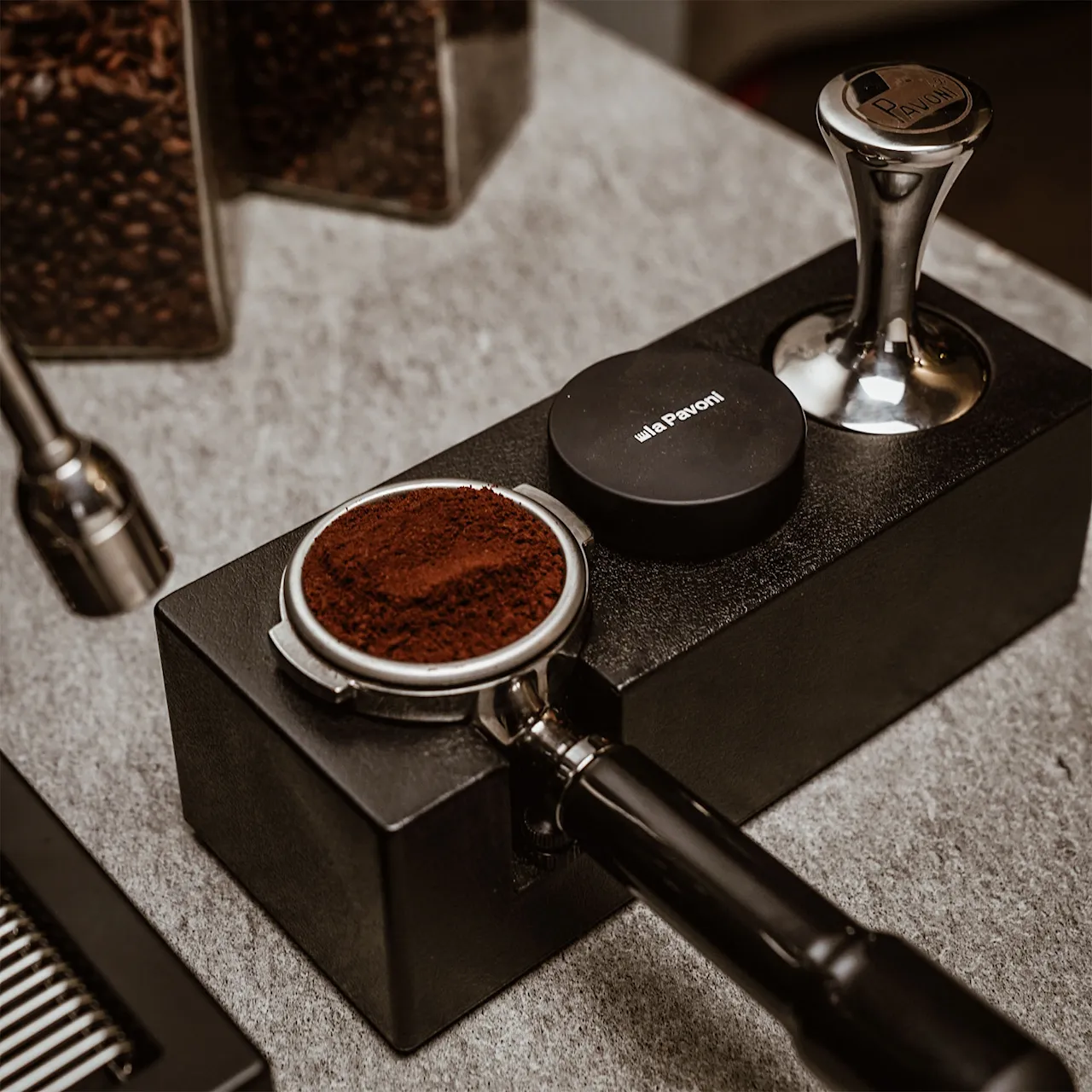 Kaffeutjämnare svart