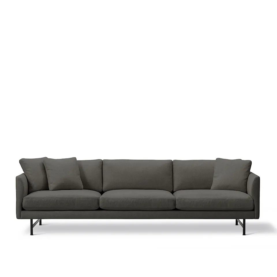 Calmo 3-sitssoffa svart metall