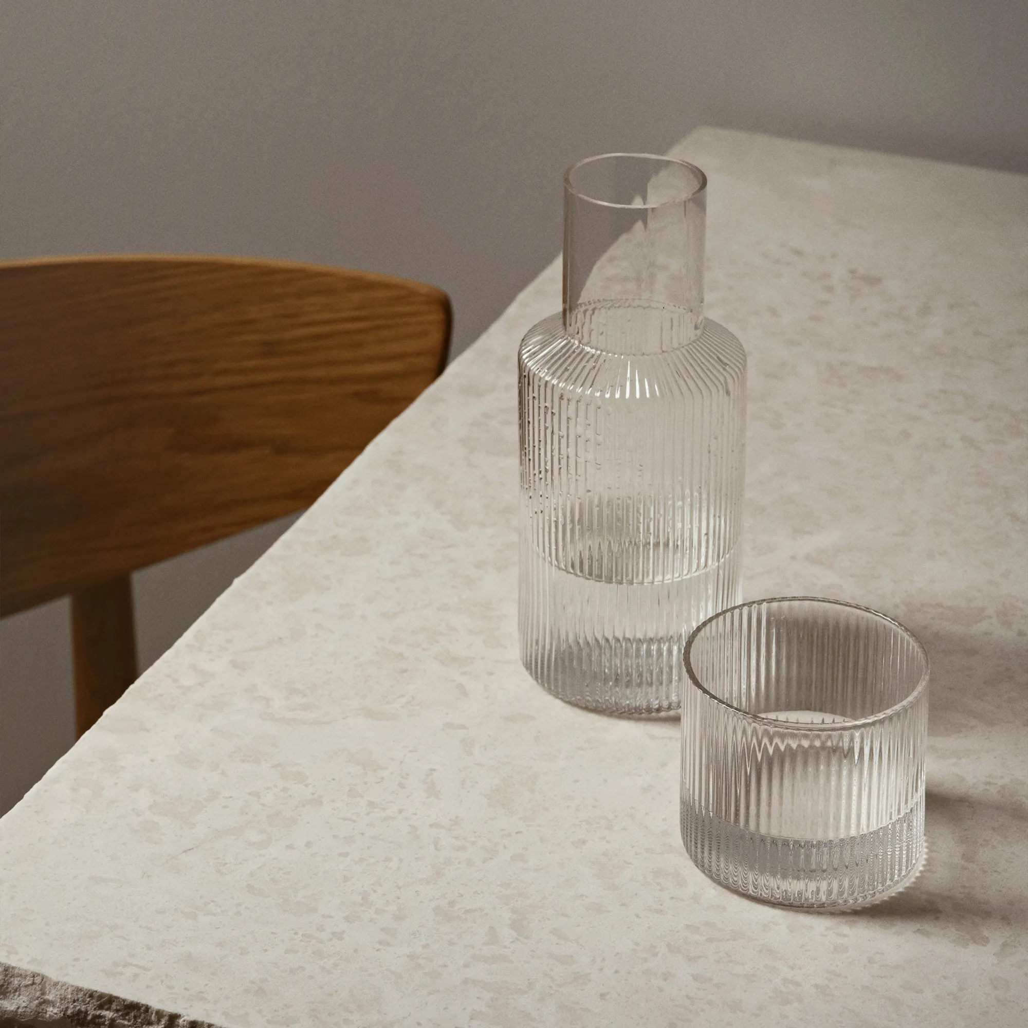 Ripple karaff & dricksglas