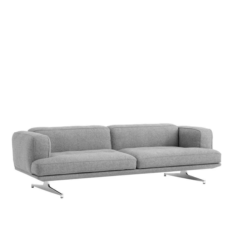 Inland AV23 3-sitssoffa aluminium