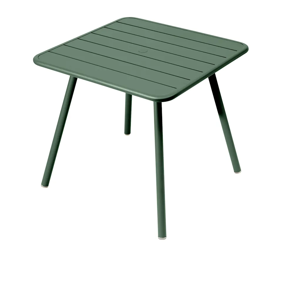 Luxembourg Four Leg Table 80 x 80 cm, Cedar Green