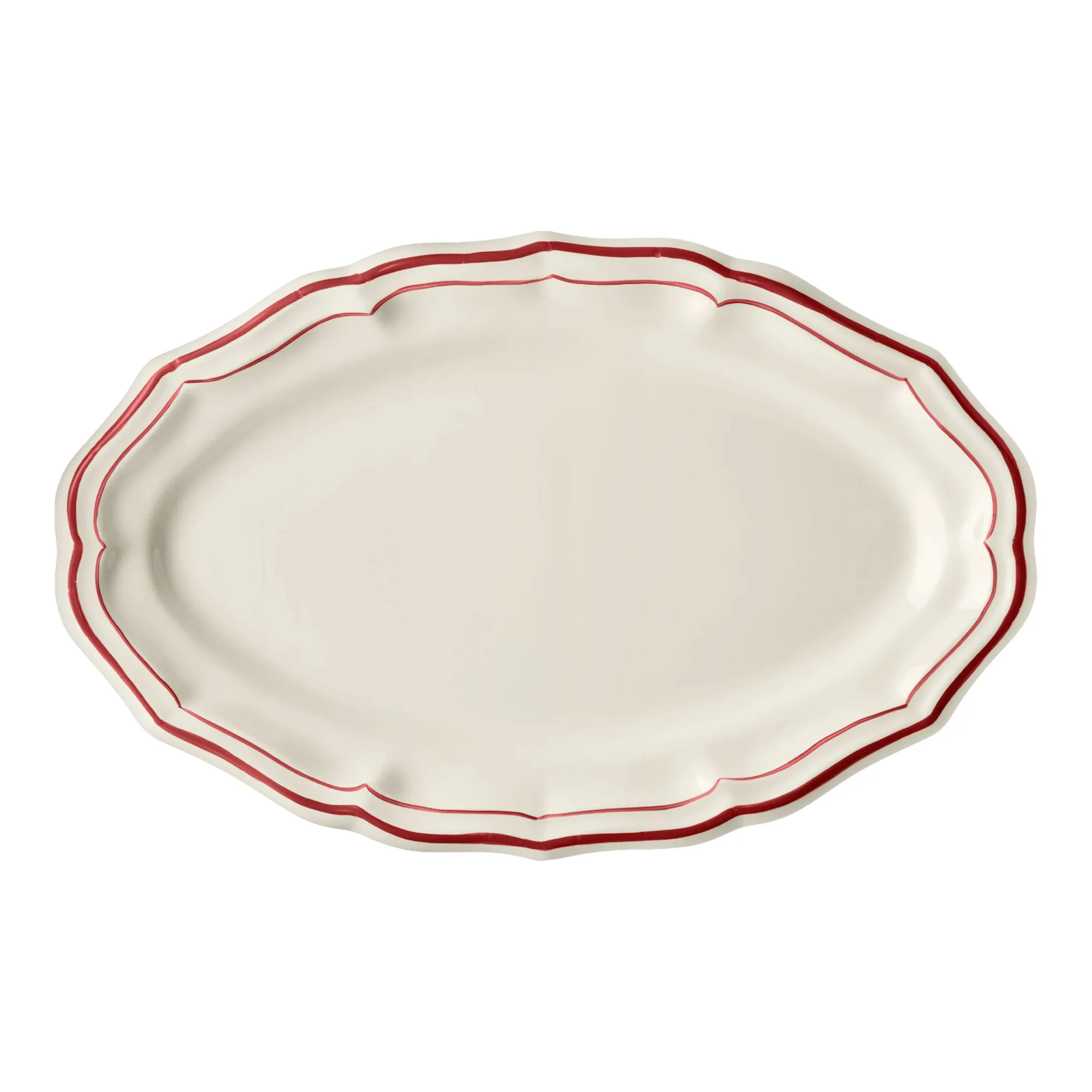 Filet oval serveringsfat - 1