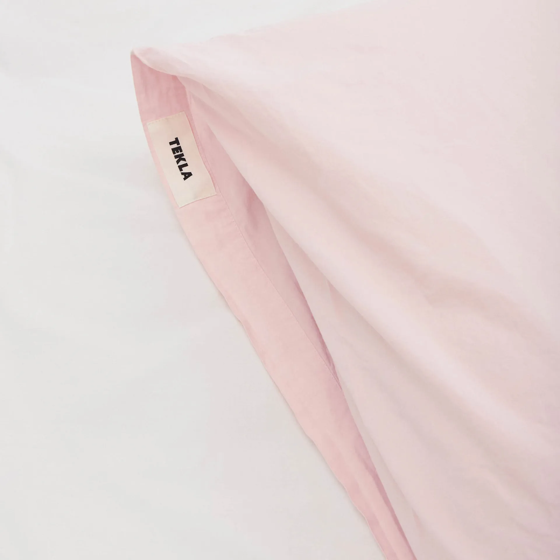 Percale pillow case 50x60, Petal Pink - TEKLA - NO GA