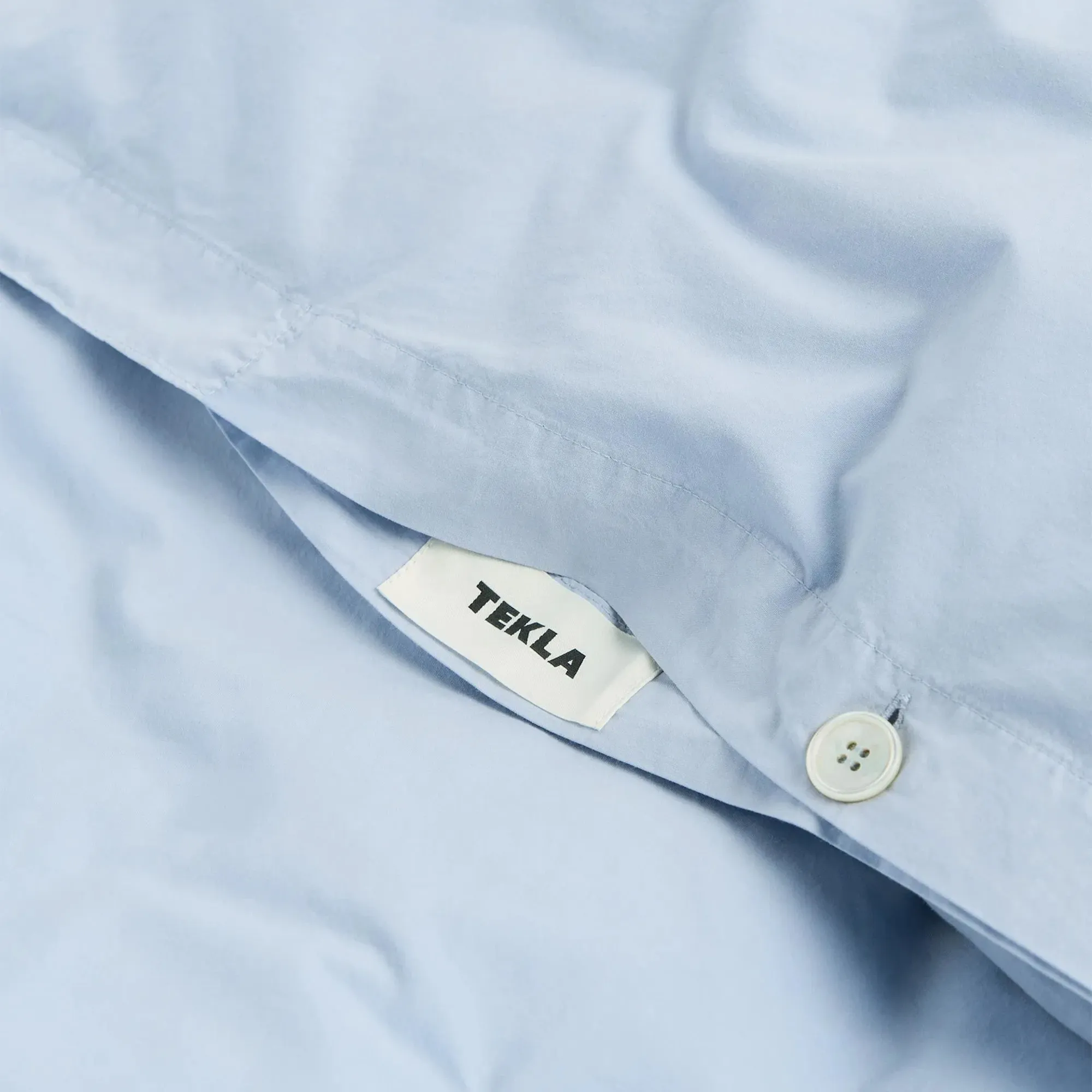 Percale Solid Morning Blue påslakan - 2