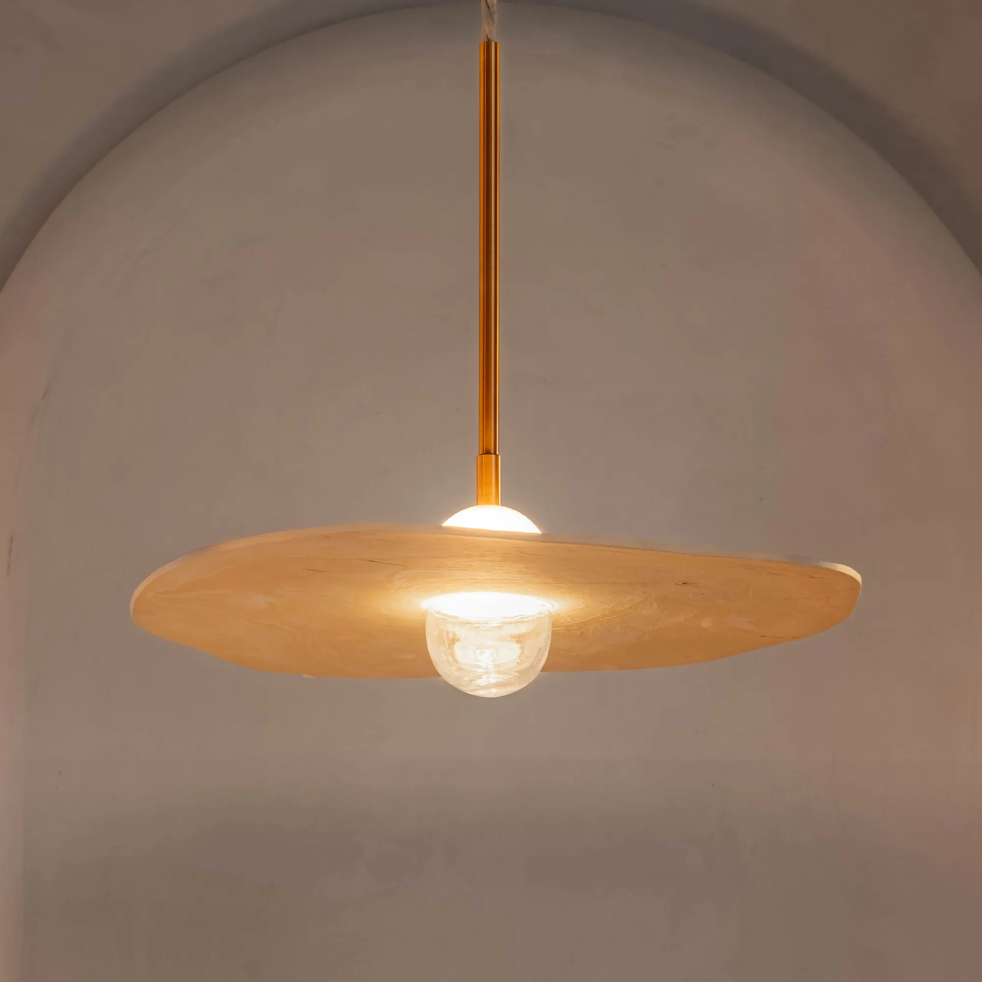 Organic ceramic pendant 35/40cm - 2