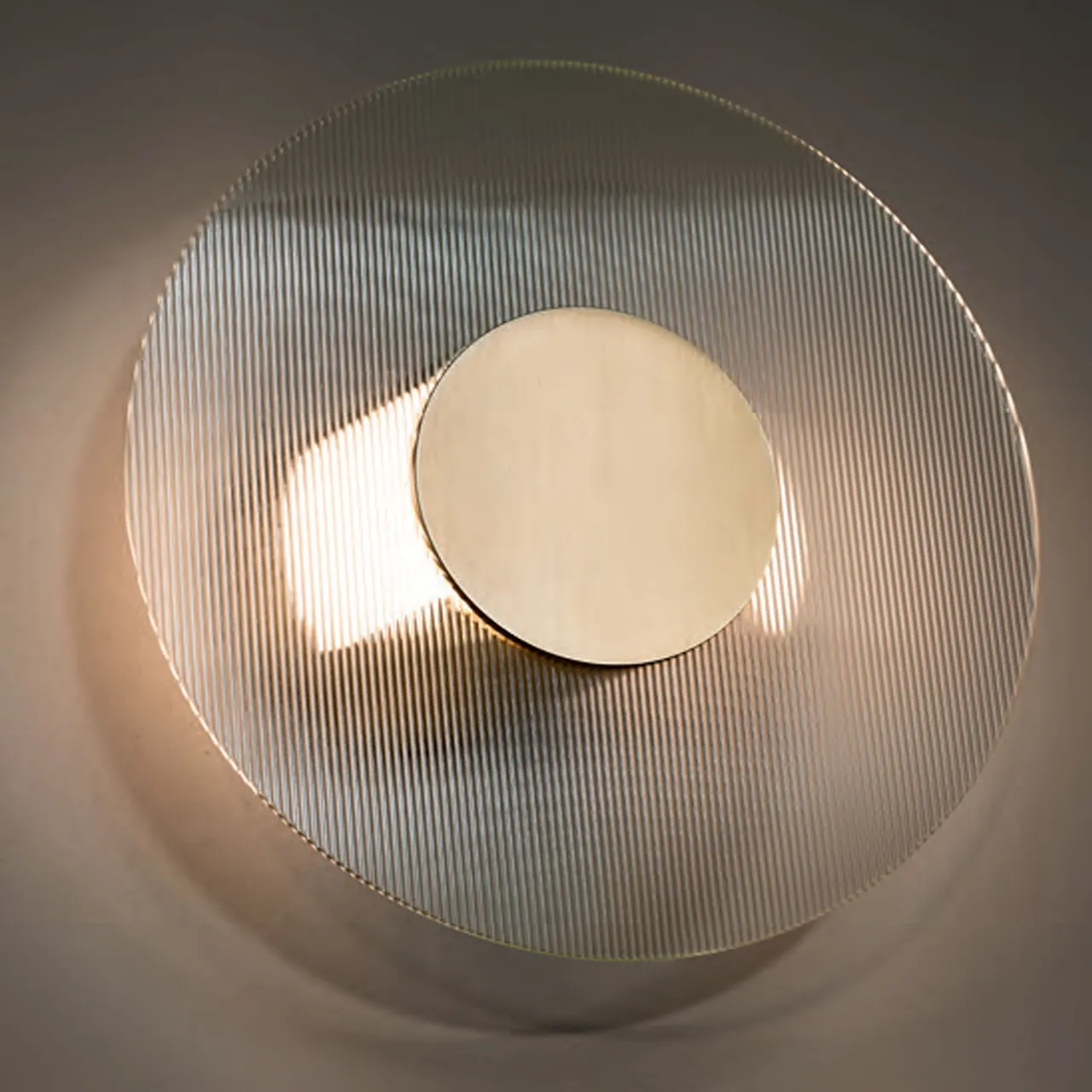 Button Wall Lamp Round