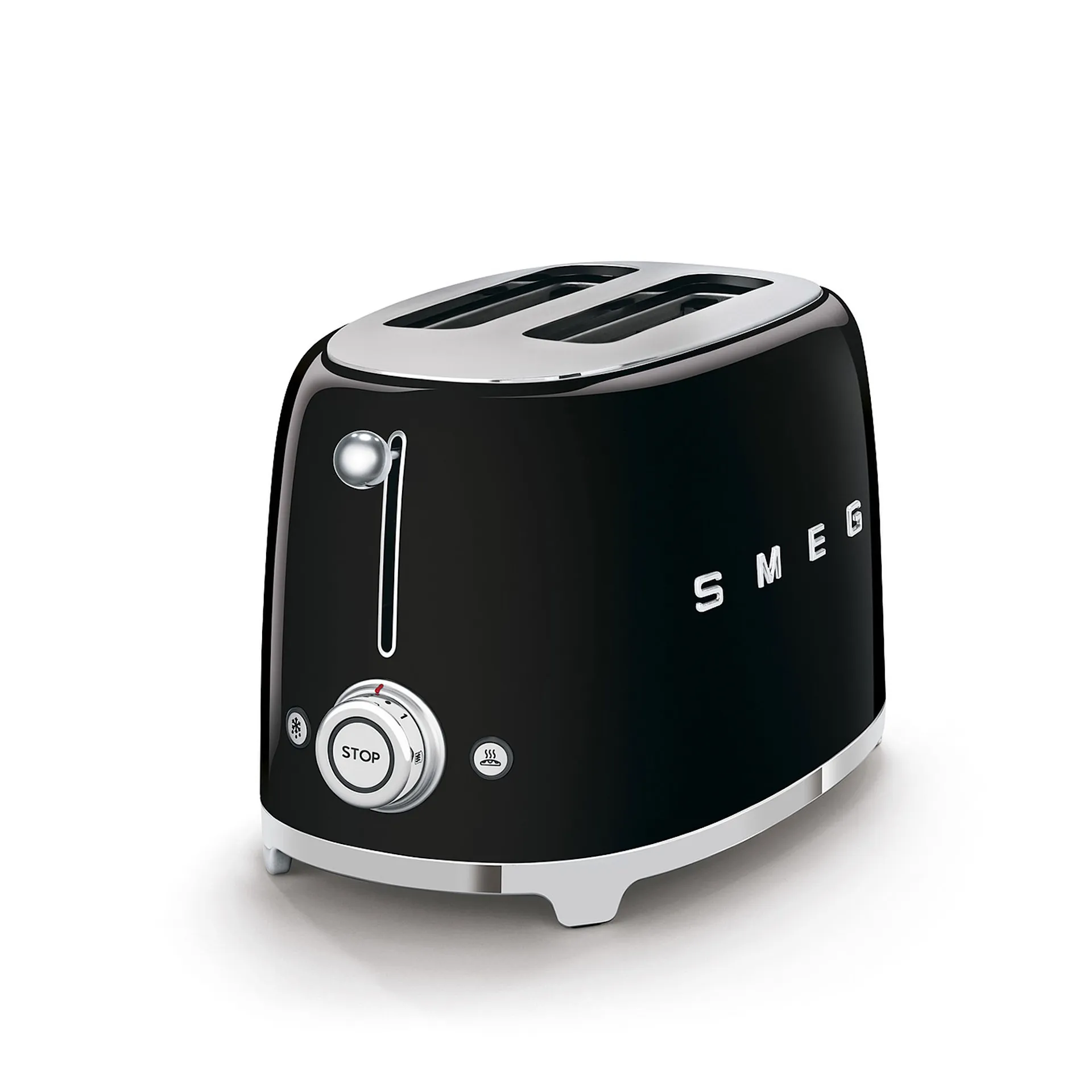 Smeg Toaster 2 Slices Black - Smeg - NO GA