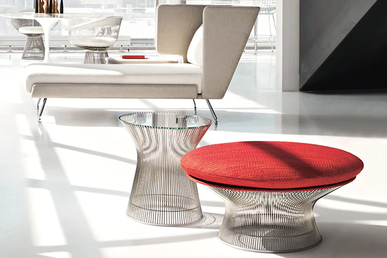 Platner Ottoman