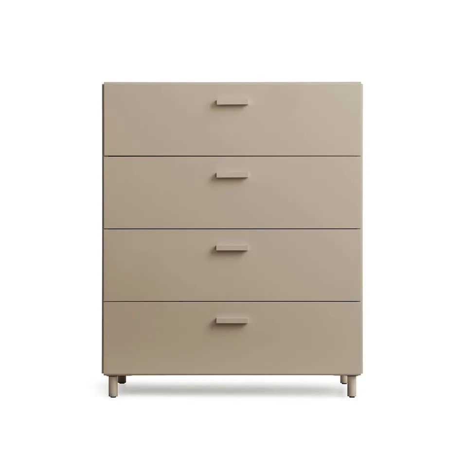 Relief Chest of Drawers Wide Legs