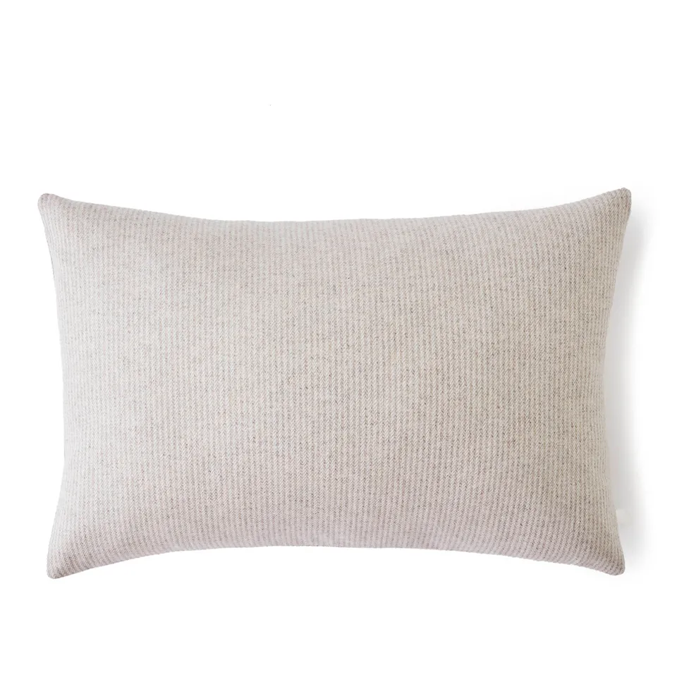 NO GA Wool Stripe Cushion 60 x 40 cm - Barzio Light Beige