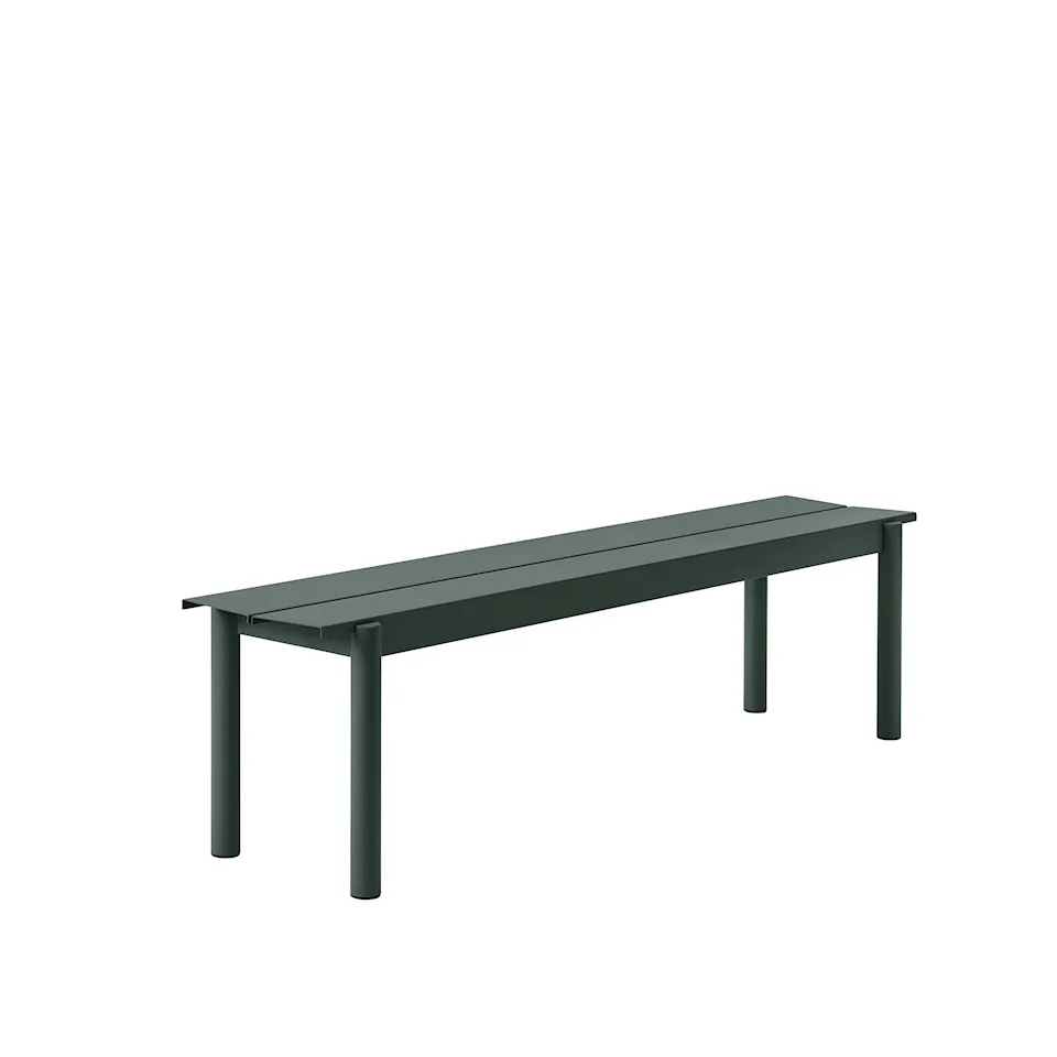 Linear Steel utomhusbänk 170 cm
