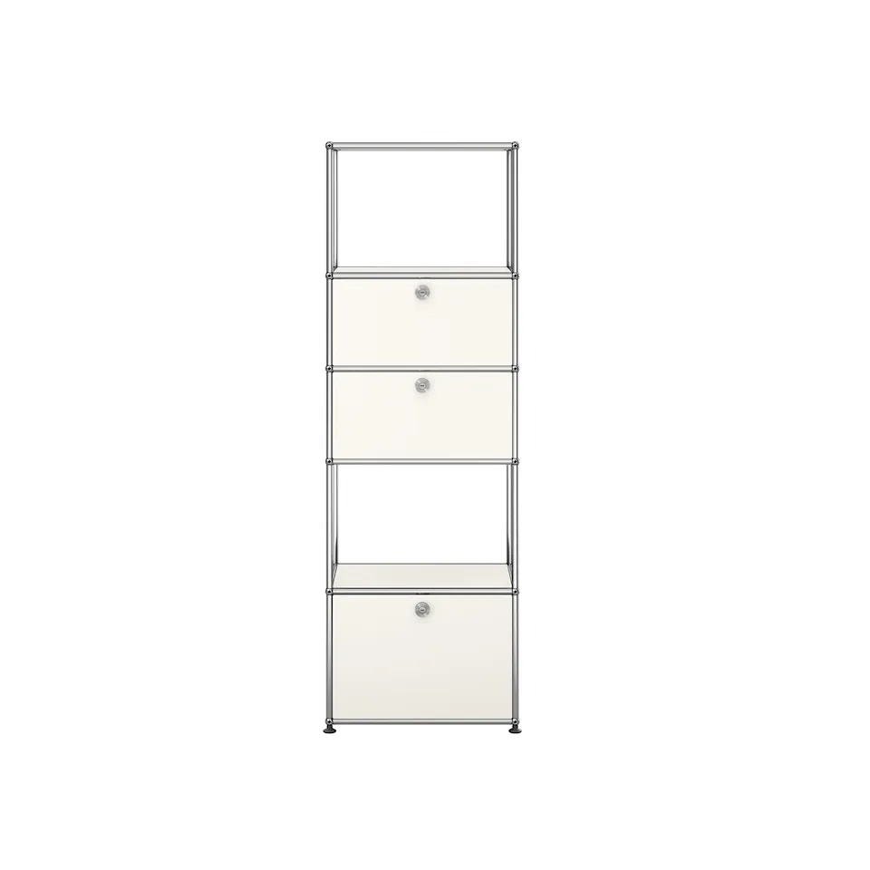 USM Haller 80 Shelving, Pure White