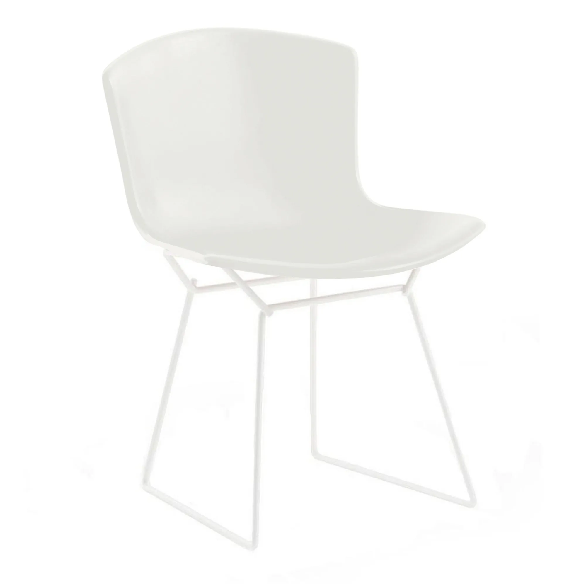 Bertoia Plastic utomhusstol vit - 1