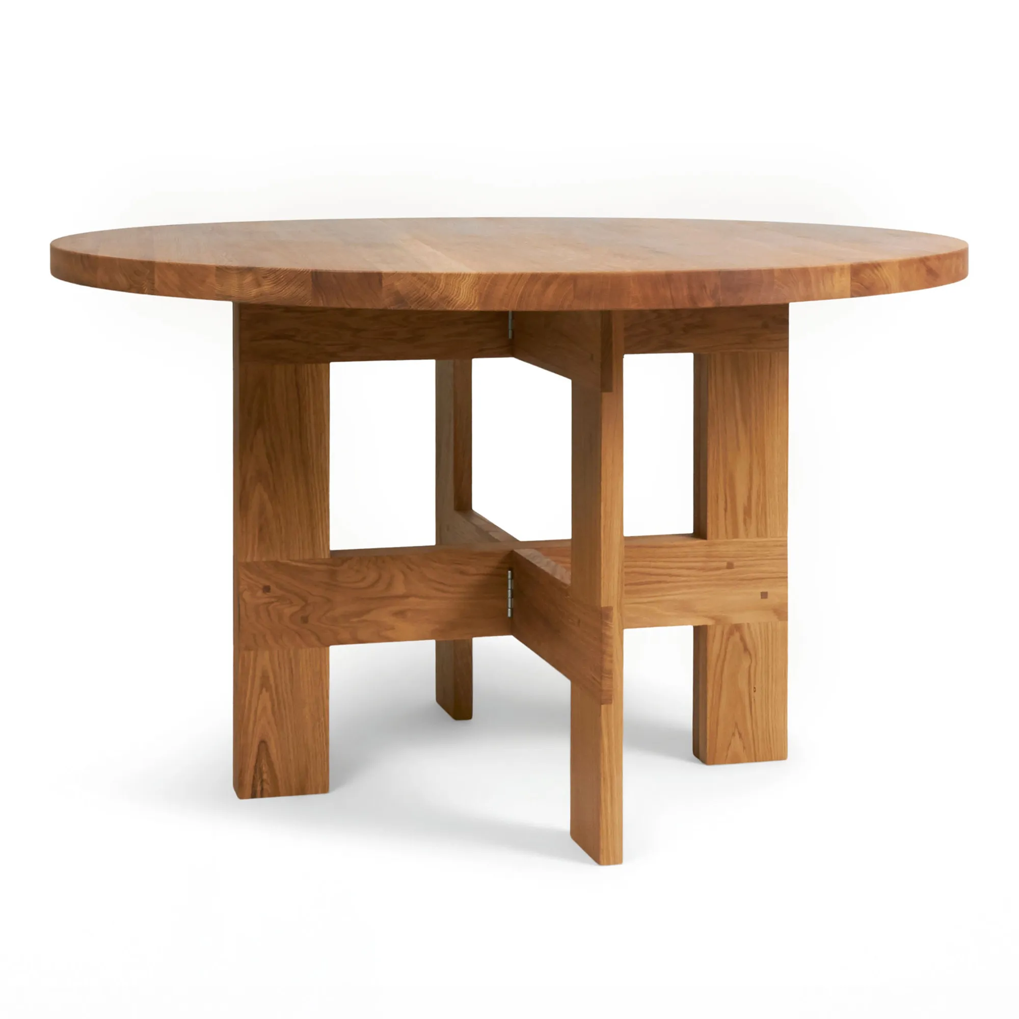 Farmhouse Trestle Round bord - 1