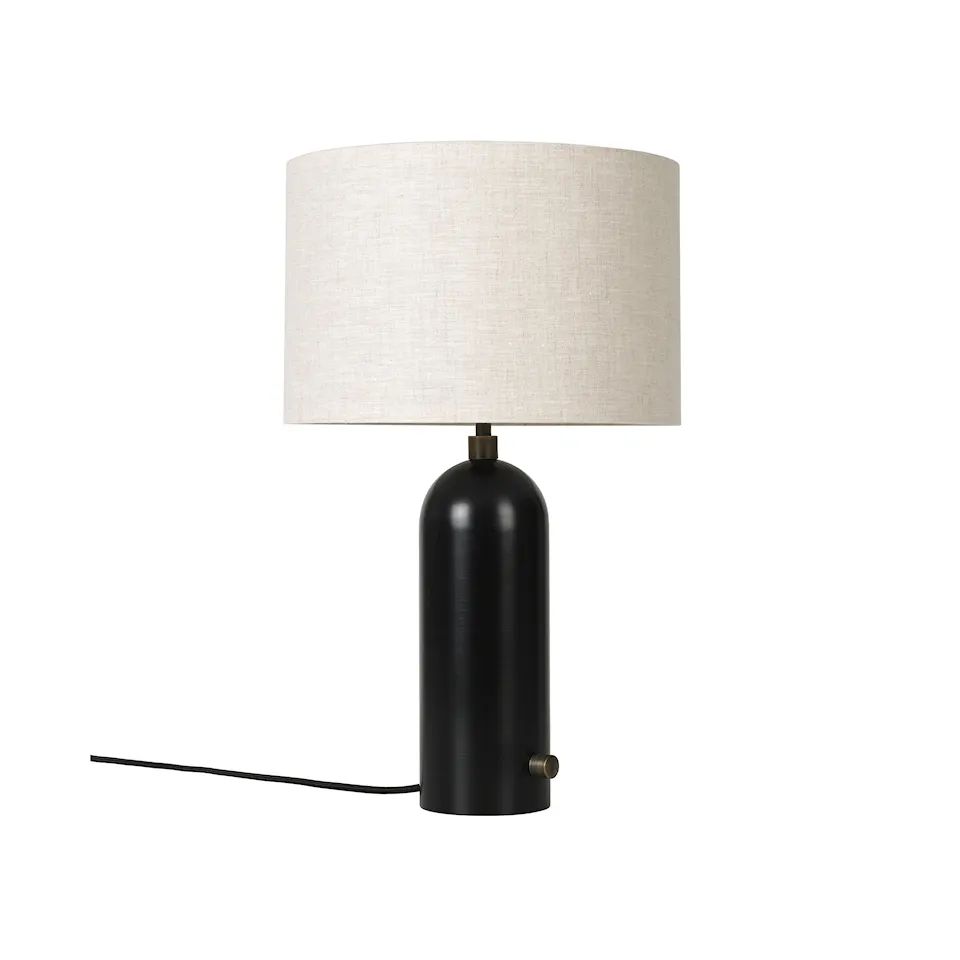 Gravity bordslampa small svart marmor