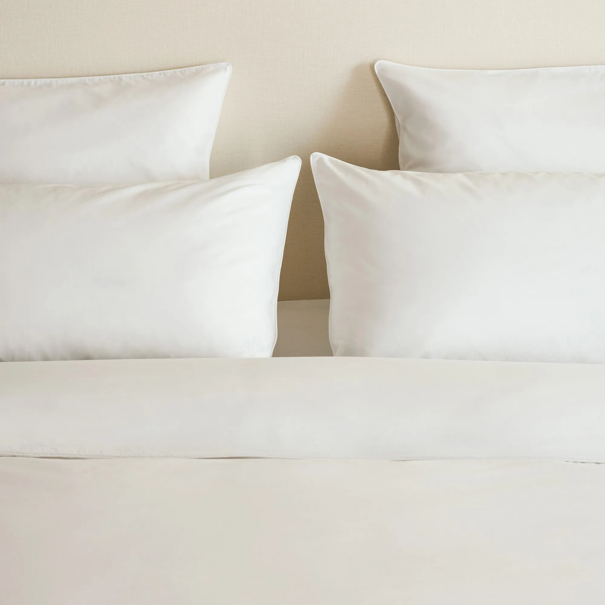 Percale Crisp White/White örngott 2-pack - 3