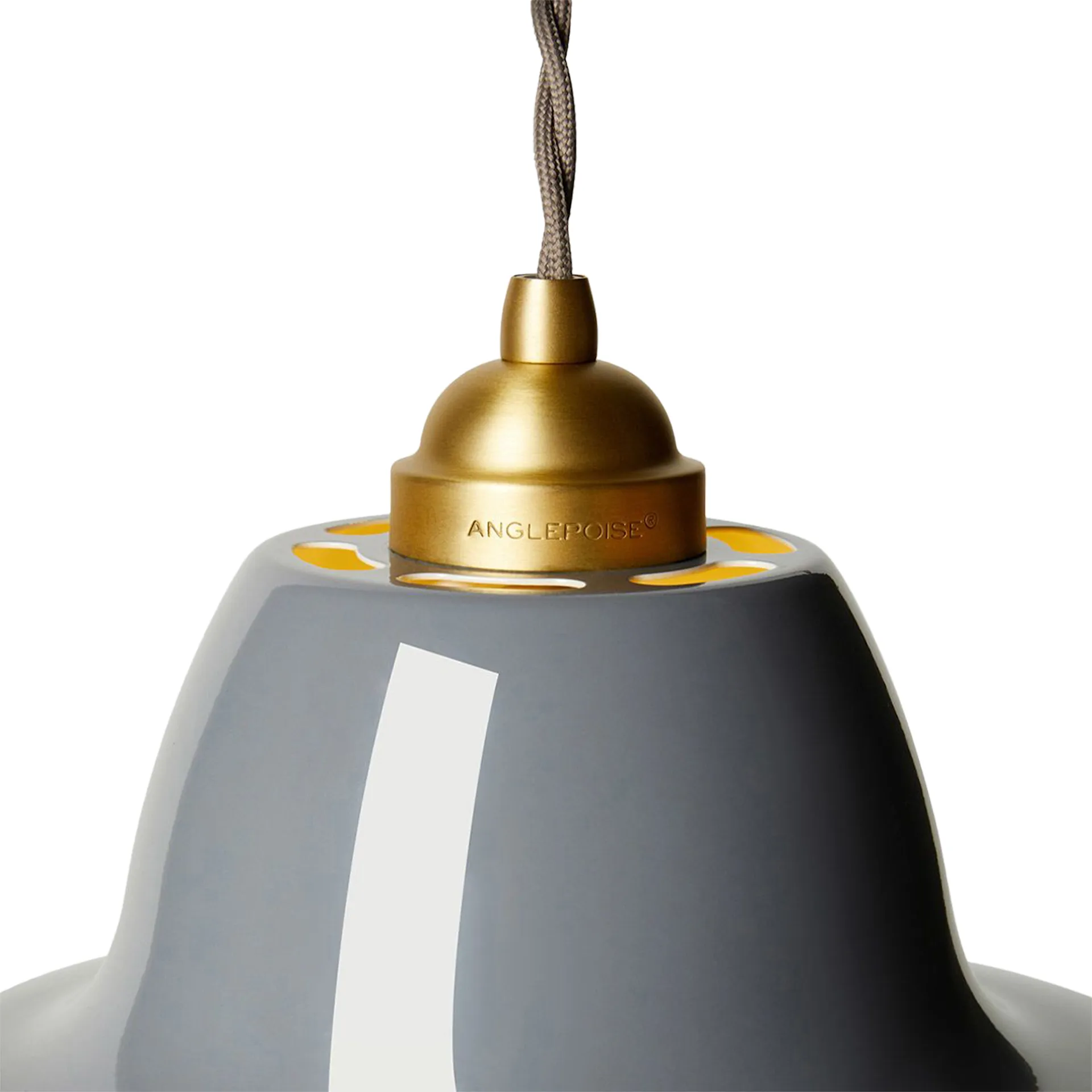 Original 1227 Brass Midi Wide Pendant Lamp - Anglepoise - NO GA